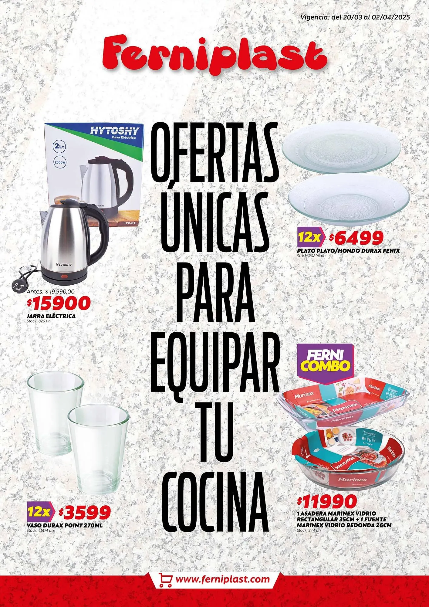 Ofertas de Catálogo Ferniplast 17 de marzo al 2 de abril 2025 - Página 1 del catálogo
