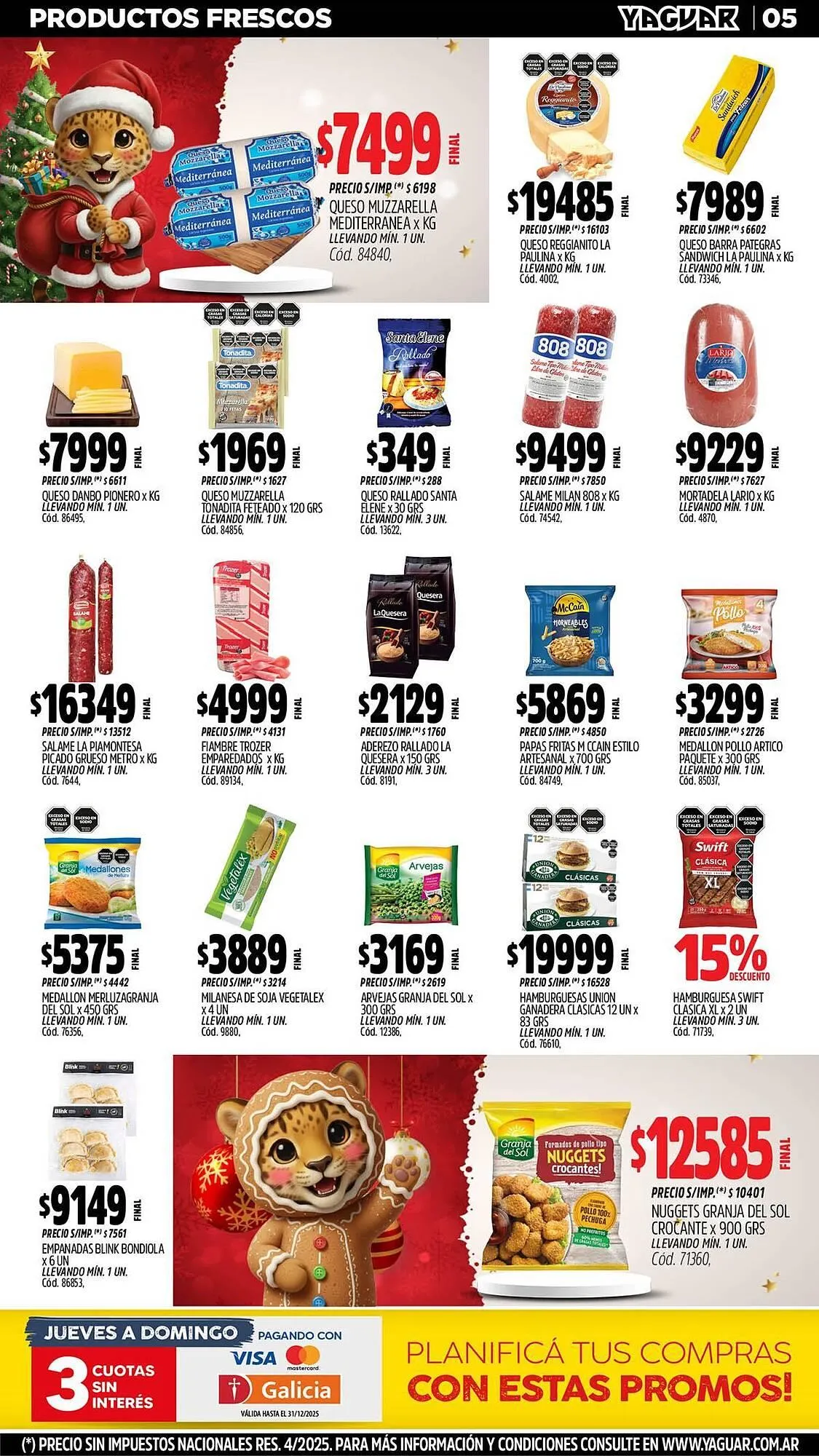 Ofertas de Catálogo Supermercados Yaguar 8 de diciembre al 14 de diciembre 2025 - Página 6 del catálogo
