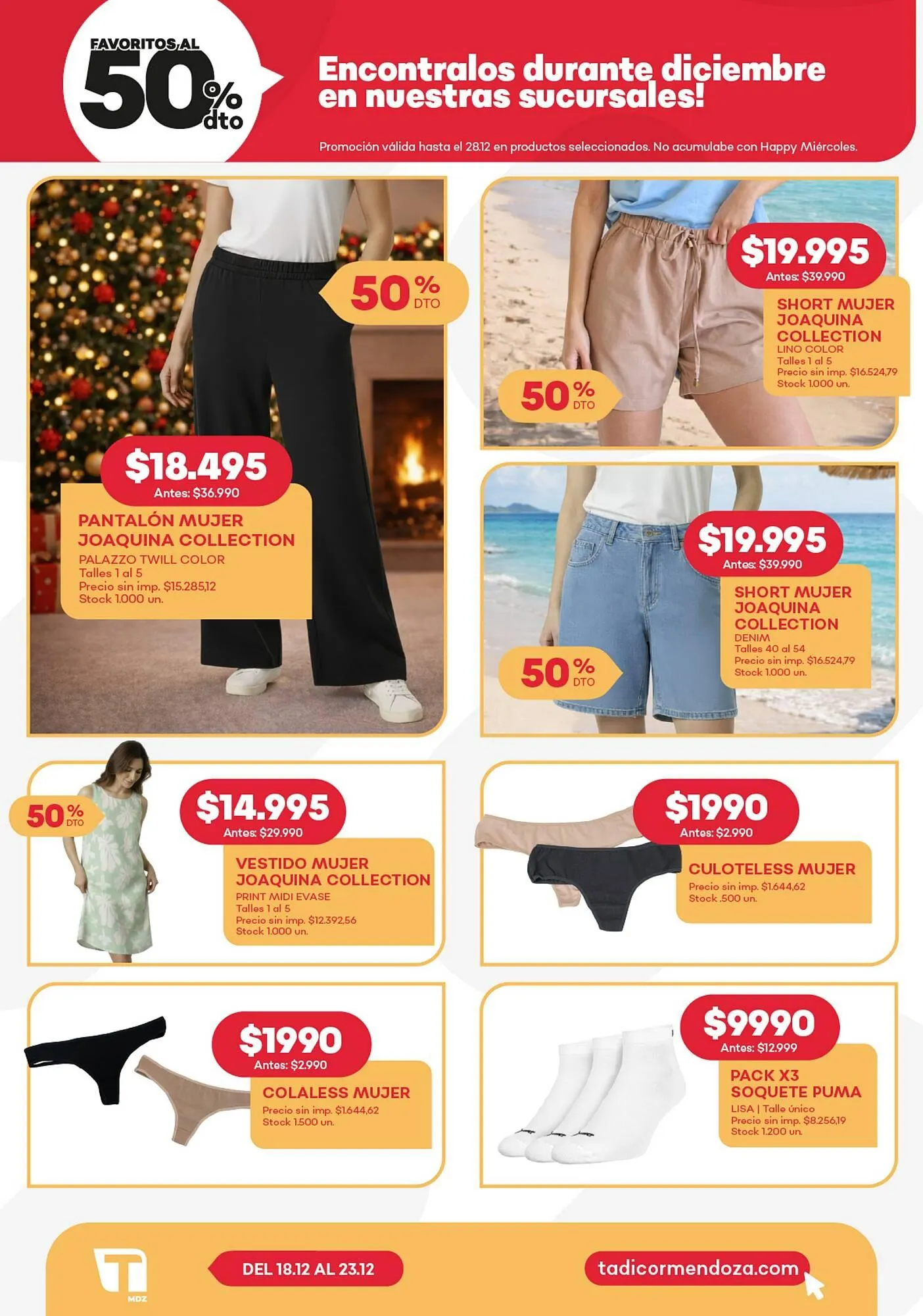 Ofertas de Catálogo Supermercados Tadicor 18 de diciembre al 23 de diciembre 2025 - Página 12 del catálogo