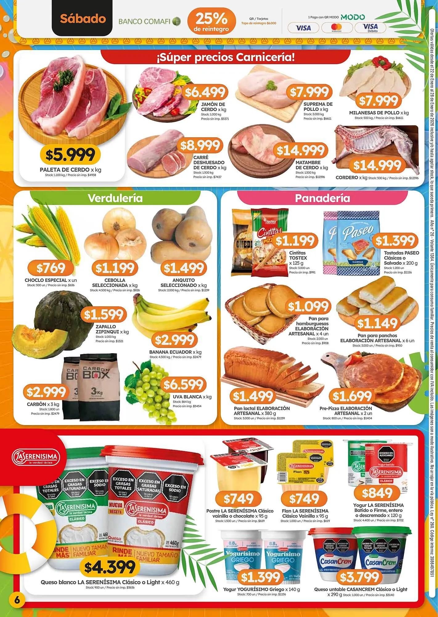 Ofertas de Folleto Cordiez 22 de enero al 28 de enero 2026 - Página 6 del catálogo