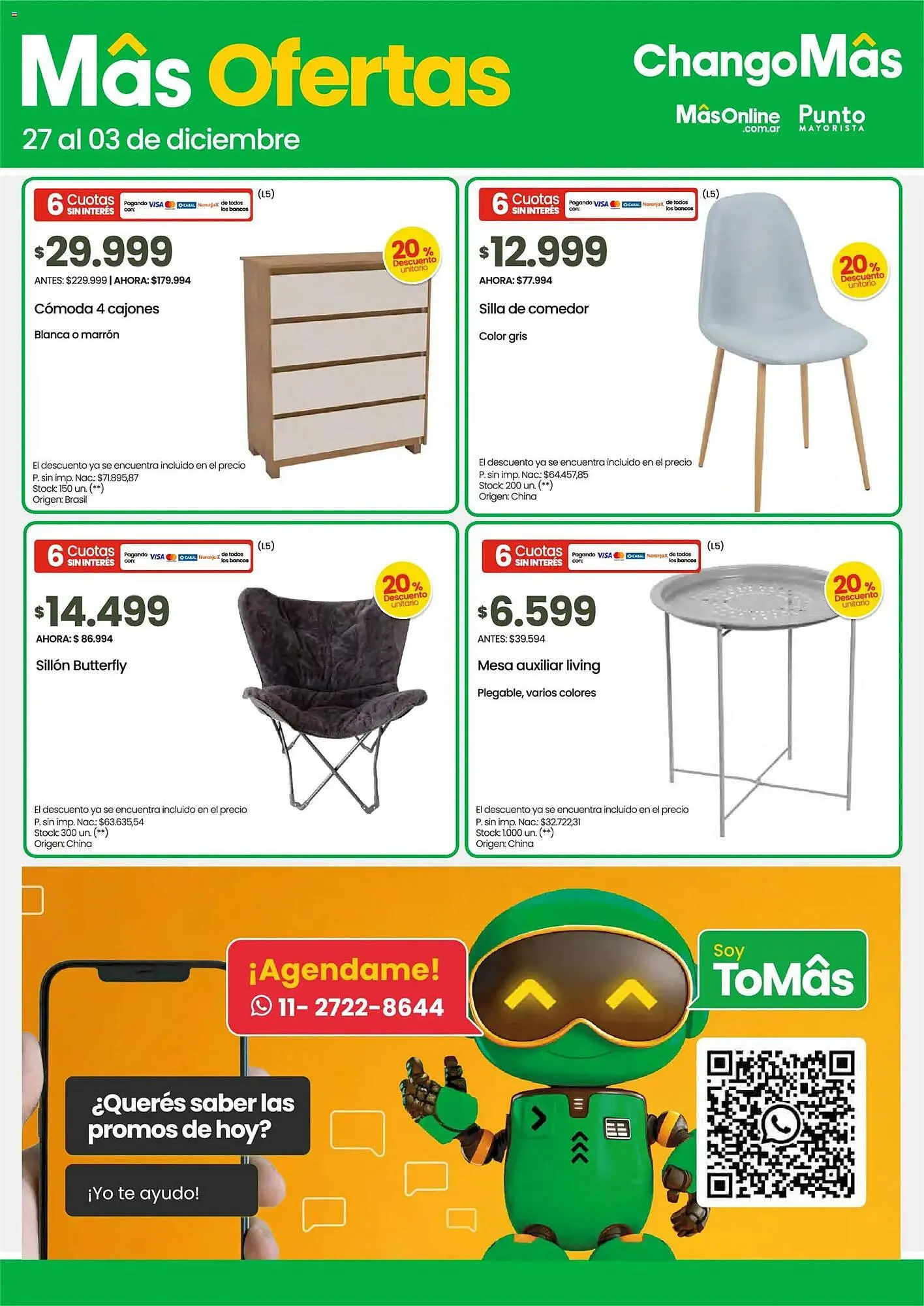 Ofertas de Catálogo Changomas 27 de noviembre al 3 de diciembre 2025 - Página 14 del catálogo