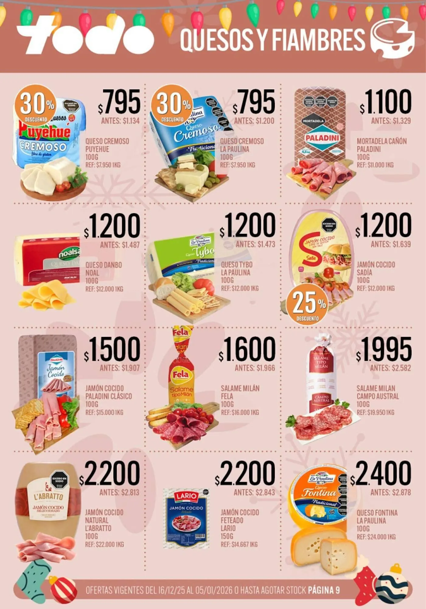 Ofertas de Catálogo Supermercados Todo 16 de diciembre al 5 de enero 2026 - Página 9 del catálogo