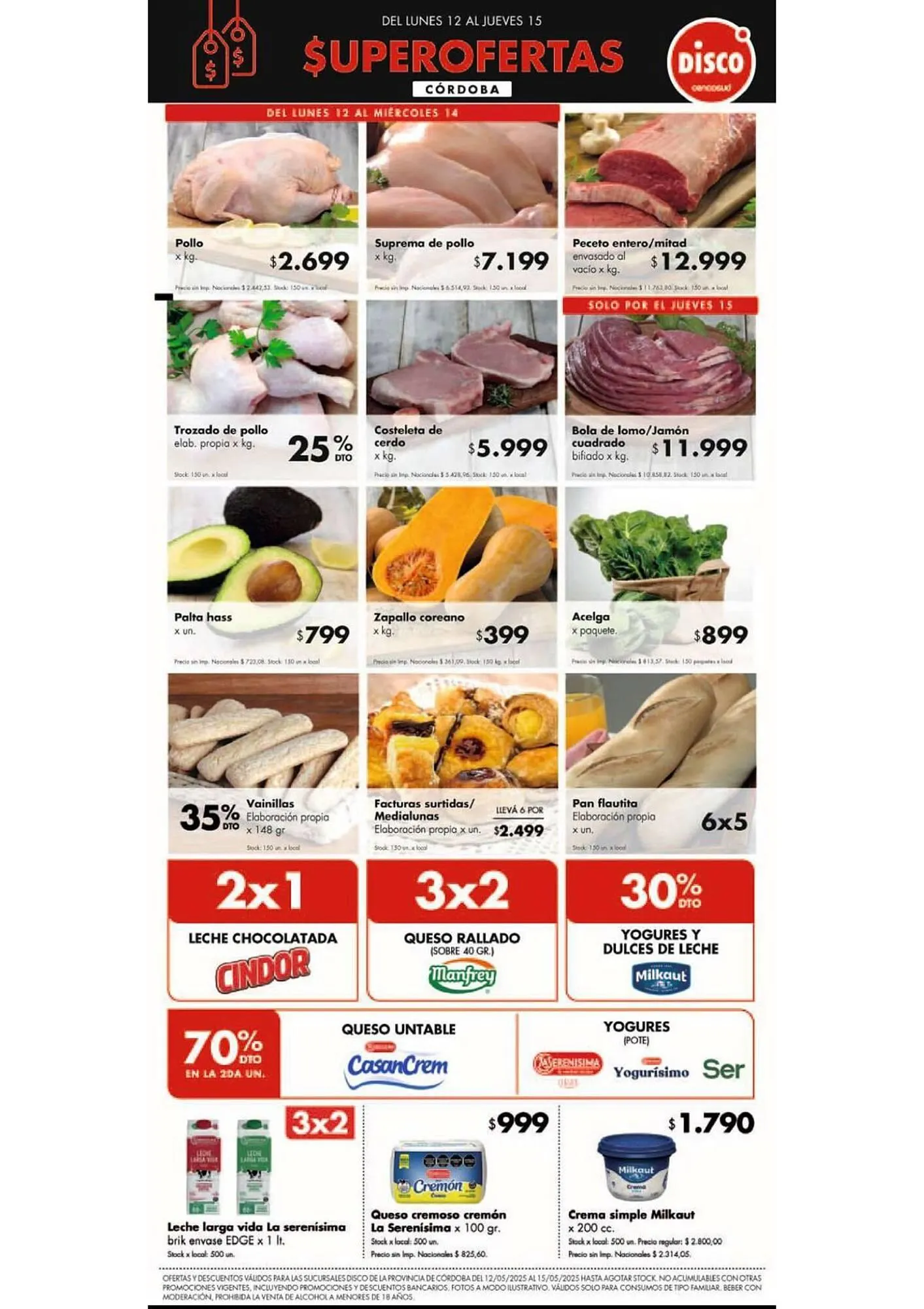 Ofertas de Catálogo Disco 12 de mayo al 15 de mayo 2025 - Página 1 del catálogo