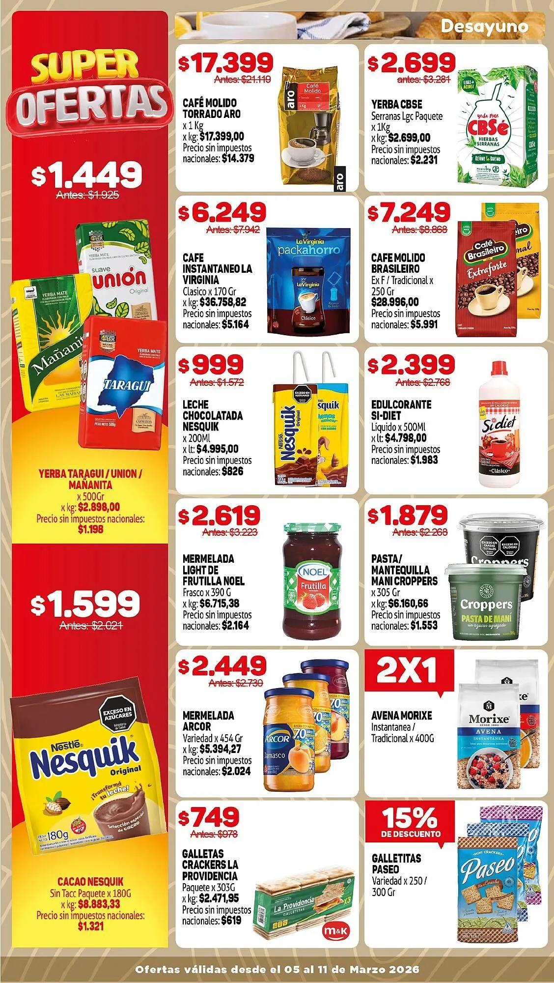 Ofertas de Catálogo Makro 5 de marzo al 11 de marzo 2026 - Página 7 del catálogo