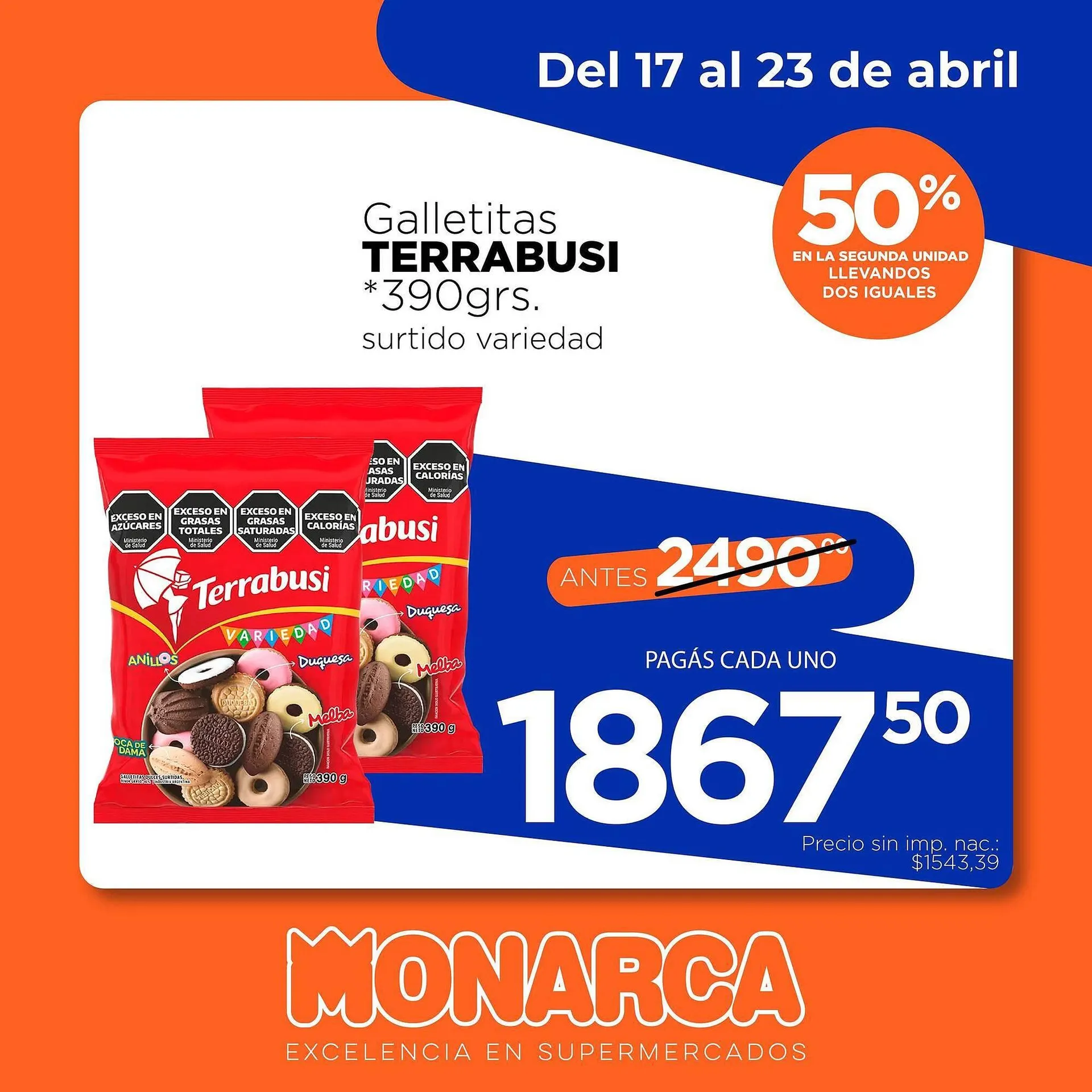 Ofertas de Catálogo Supermercados Monarca 17 de abril al 23 de abril 2026 - Página 2 del catálogo