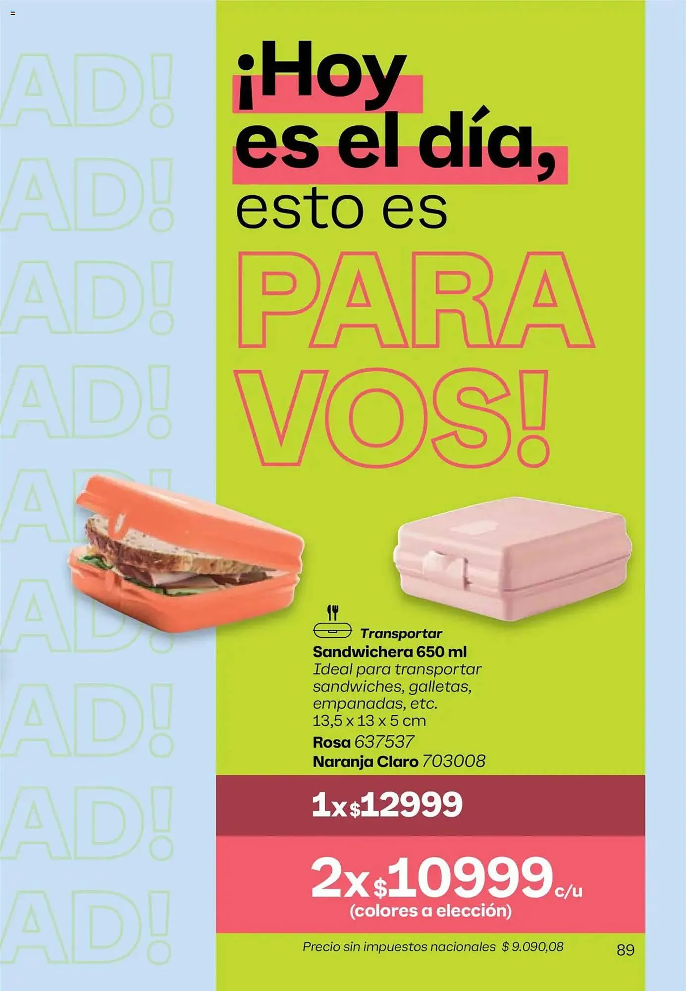 Ofertas de Folleto Tupperware 13 de octubre al 3 de noviembre 2025 - Página 90 del catálogo