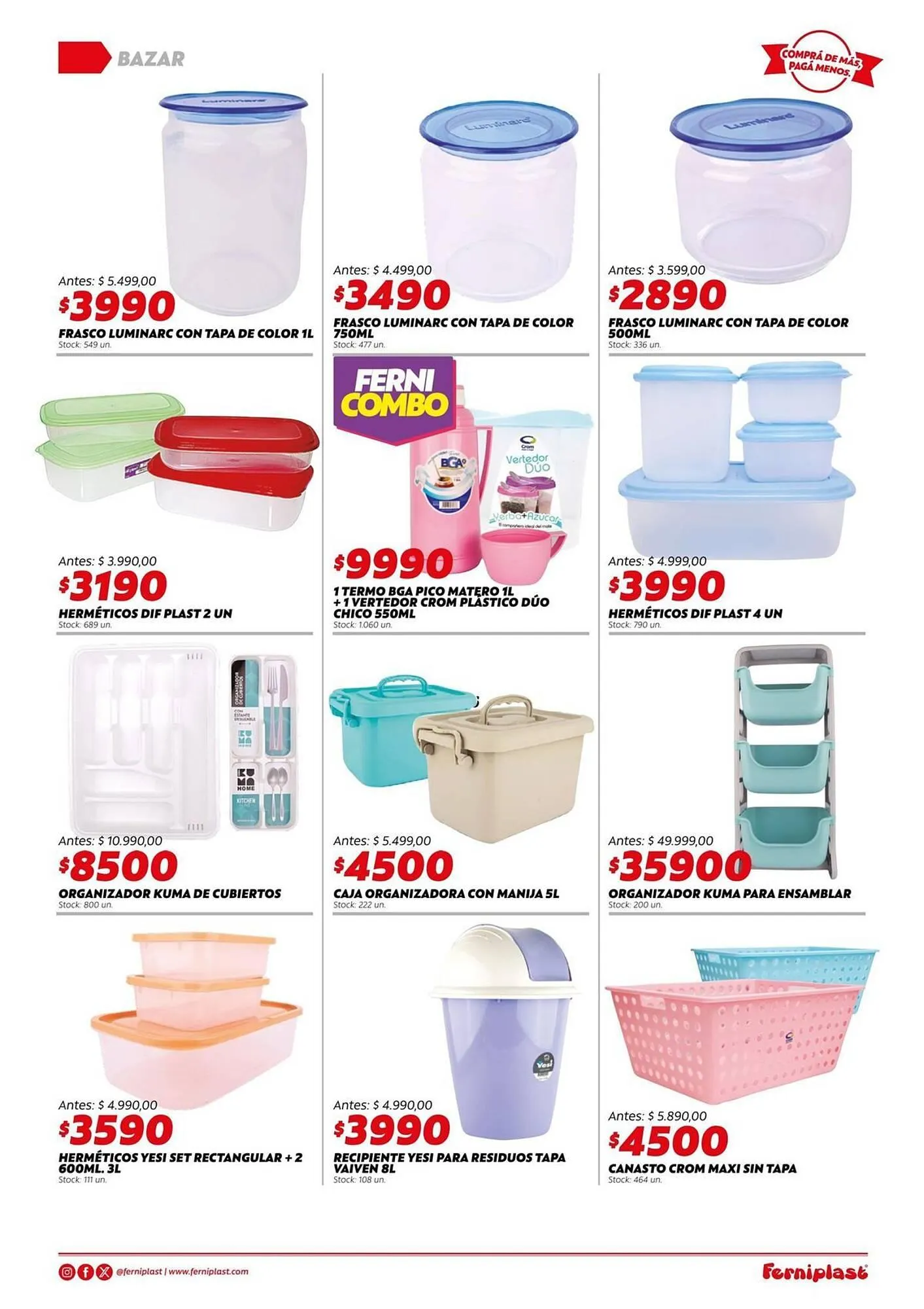 Ofertas de Catálogo Ferniplast 30 de abril al 21 de mayo 2025 - Página 13 del catálogo