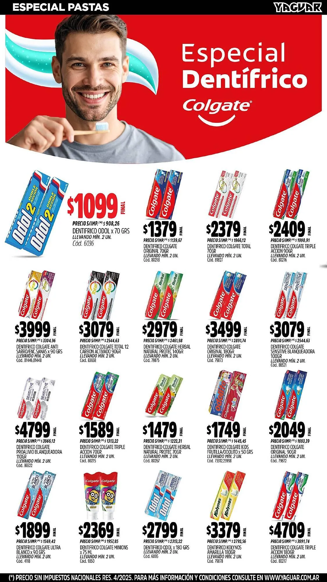 Ofertas de Catálogo Supermercados Yaguar 21 de julio al 28 de julio 2025 - Página 16 del catálogo