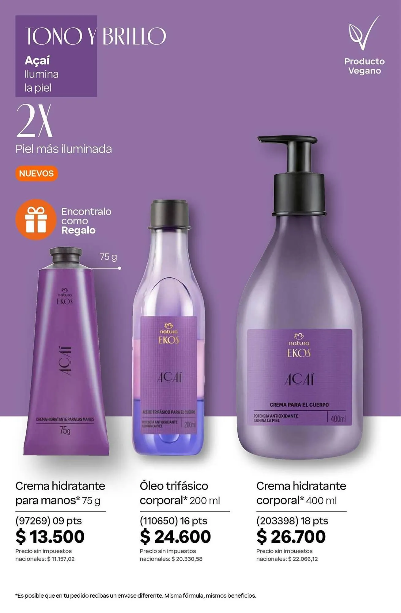 Ofertas de Catálogo Natura 1 de julio al 31 de julio 2026 - Página 199 del catálogo