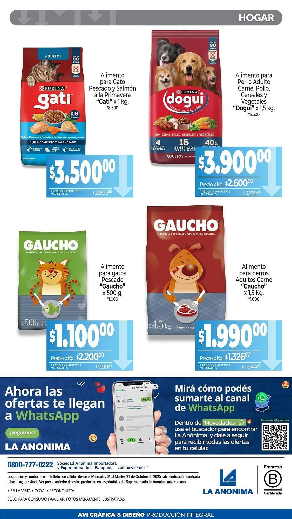 Ofertas de Catálogo La Anonima 1 de octubre al 21 de octubre 2025 - Página 11 del catálogo