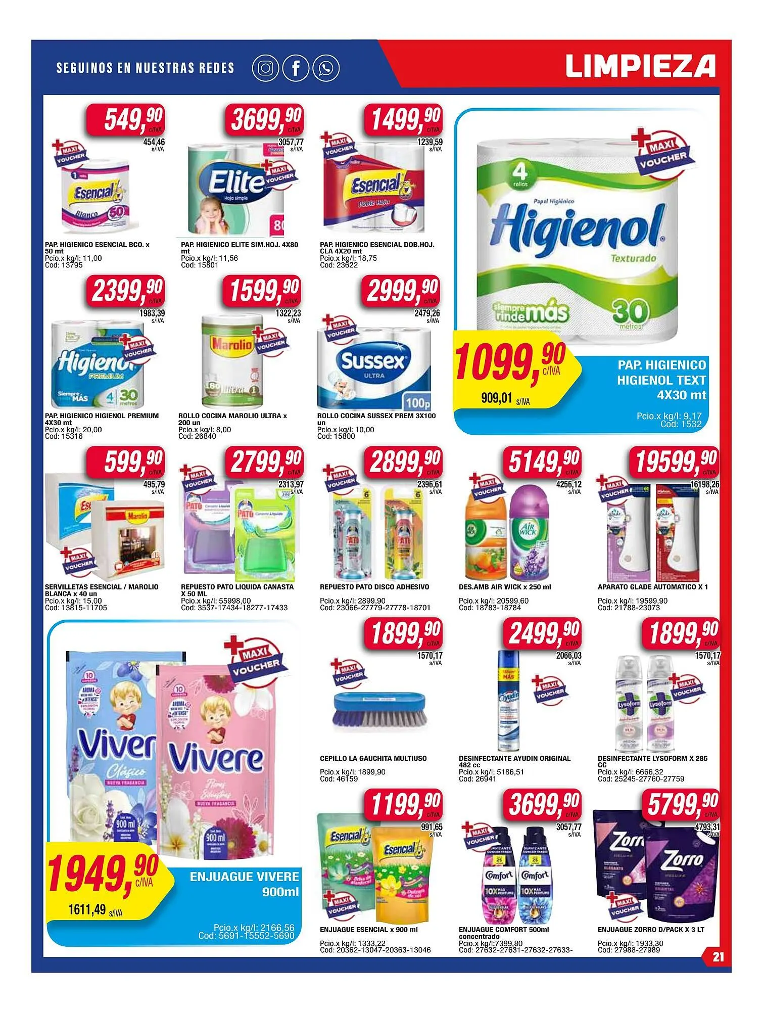 Ofertas de Catálogo Maxiconsumo 11 de agosto al 17 de agosto 2025 - Página 21 del catálogo