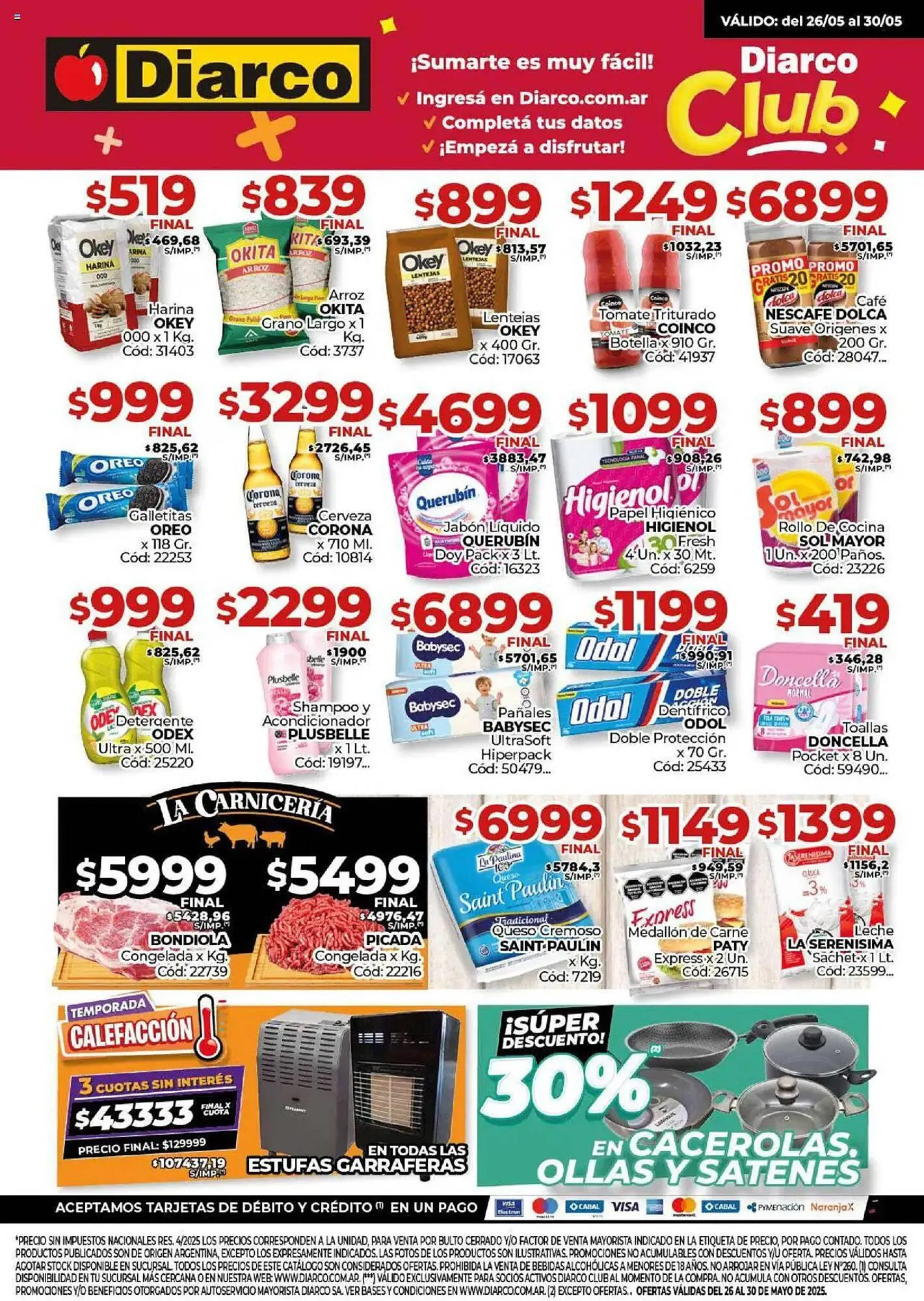 Ofertas de Catálogo Diarco 26 de mayo al 31 de mayo 2025 - Página 1 del catálogo