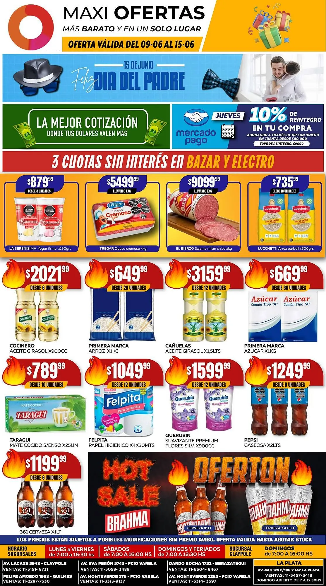 Ofertas de Catálogo Maxi Ofertas 9 de junio al 15 de junio 2025 - Página 1 del catálogo