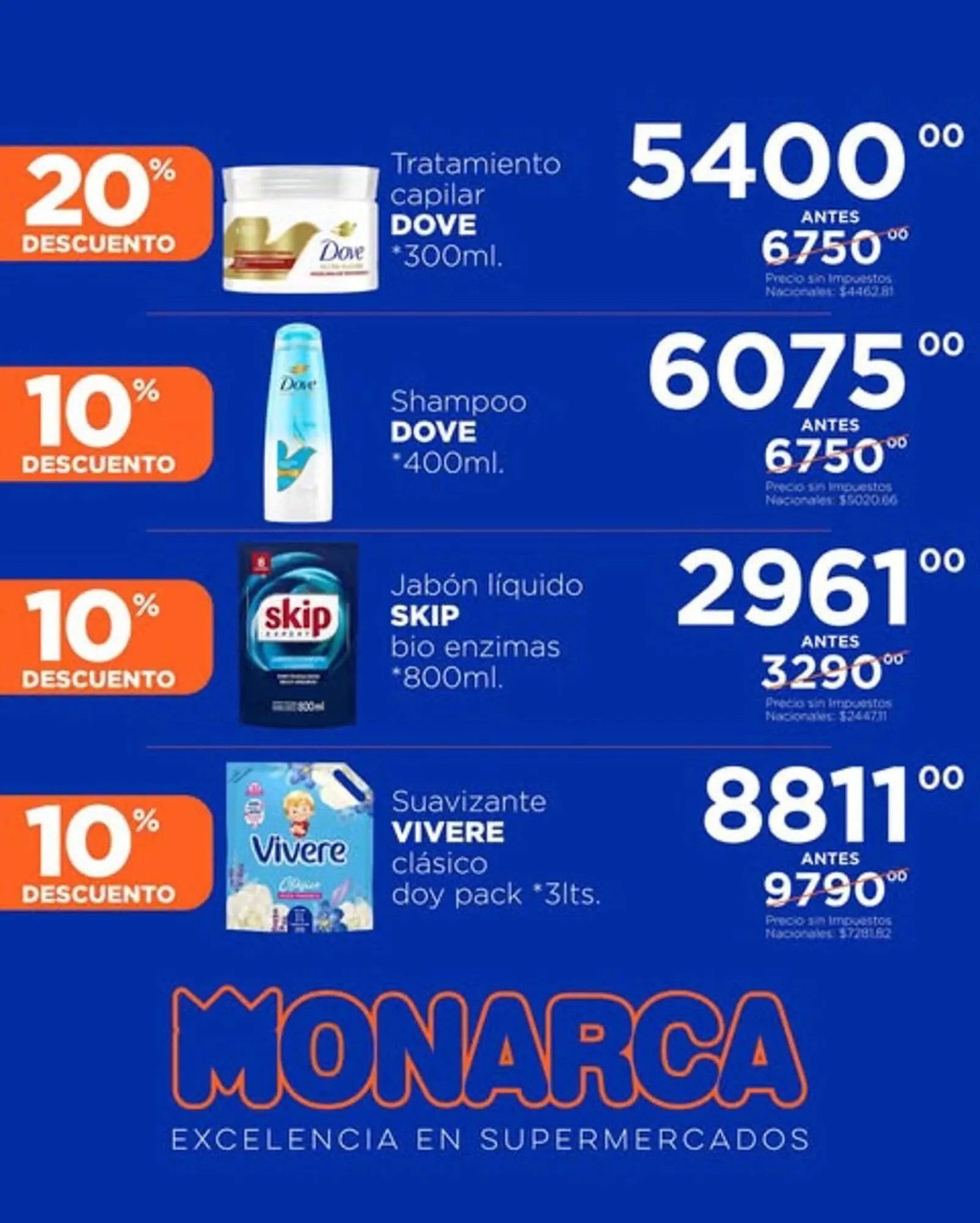 Ofertas de Catálogo Supermercados Monarca 8 de septiembre al 2 de octubre 2025 - Página 6 del catálogo