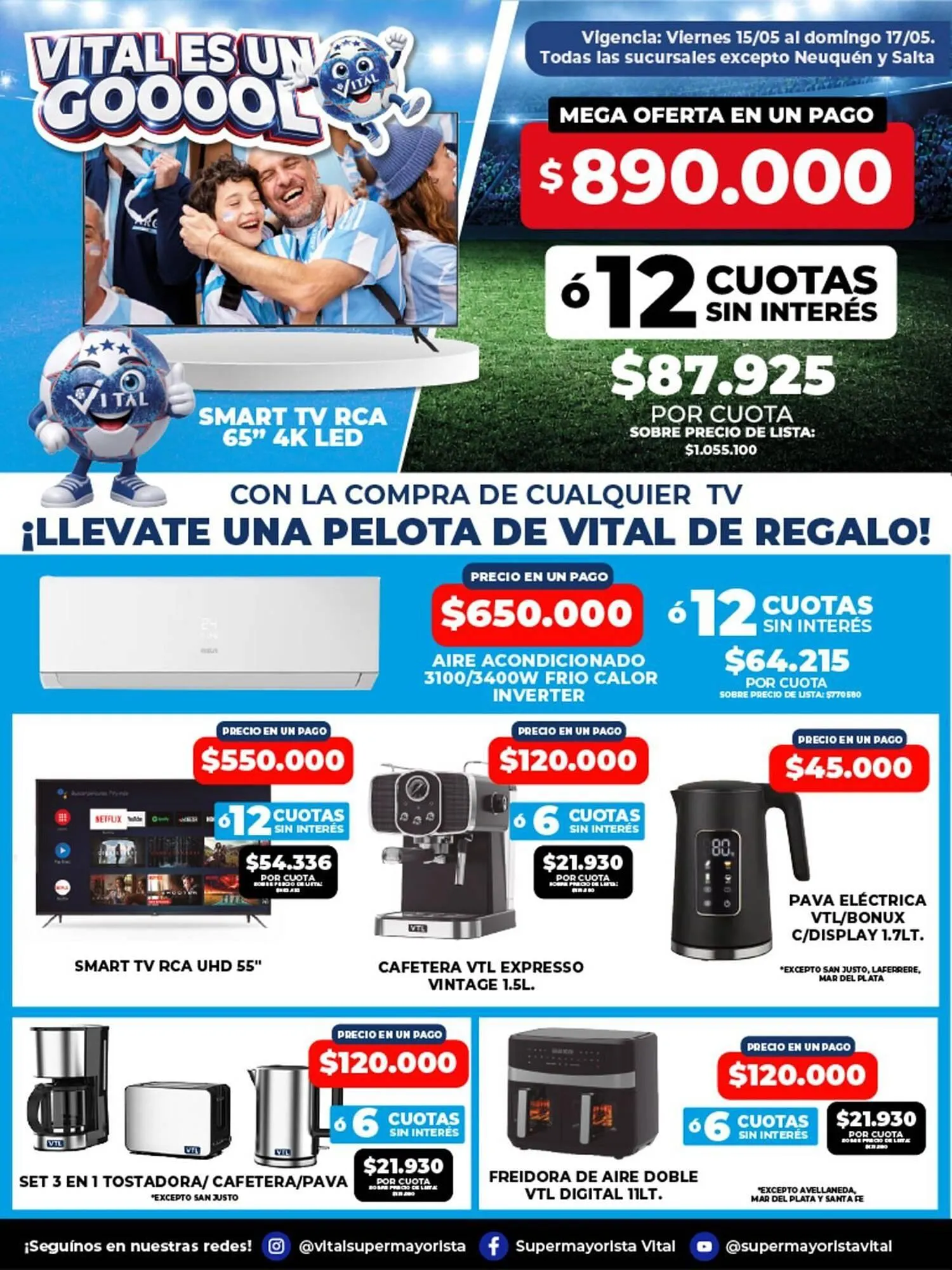 Ofertas de Catálogo Supermayorista Vital 15 de mayo al 17 de mayo 2026 - Página 3 del catálogo