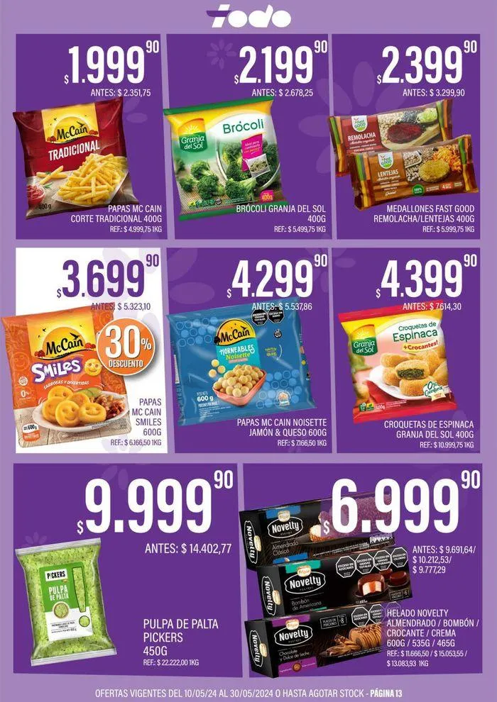 Ofertas de Catálogo Supermercados Todo 10 de mayo al 30 de mayo 2024 - Página 13 del catálogo