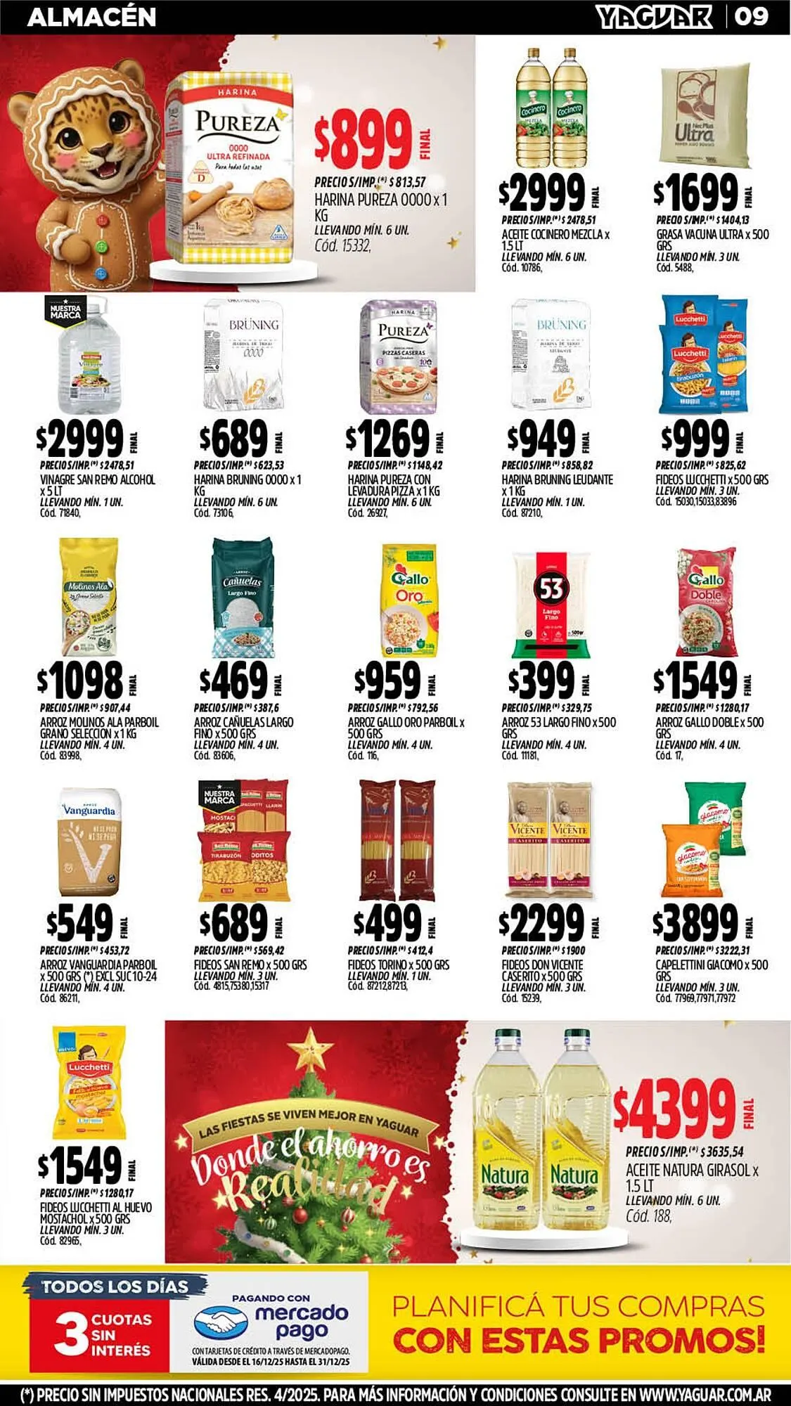 Ofertas de Catálogo Supermercados Yaguar 22 de diciembre al 28 de diciembre 2025 - Página 11 del catálogo
