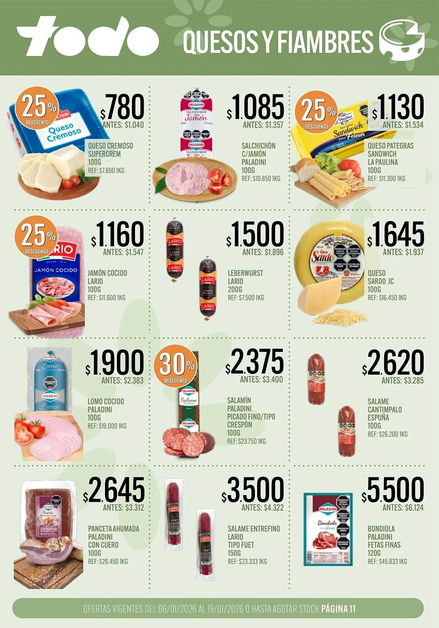 Ofertas de Catálogo Supermercados Todo 6 de enero al 19 de enero 2026 - Página 11 del catálogo