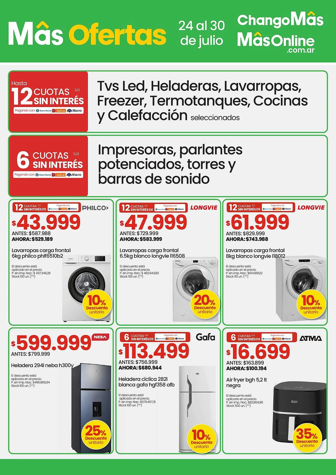 Ofertas de Catálogo Changomas 25 de julio al 30 de julio 2025 - Página 8 del catálogo