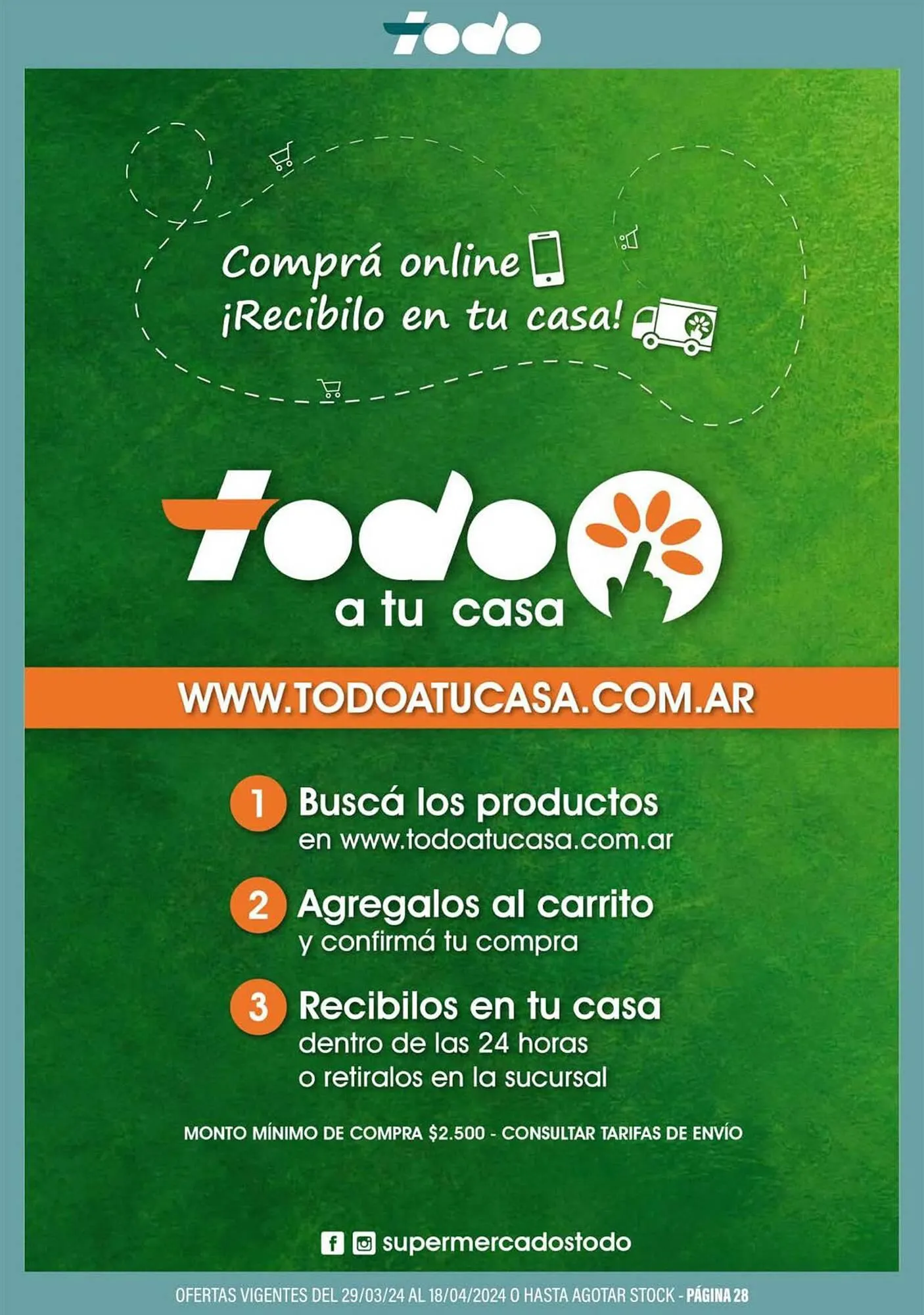 Ofertas de Catálogo Supermercados Todo 3 de abril al 18 de abril 2024 - Página 28 del catálogo