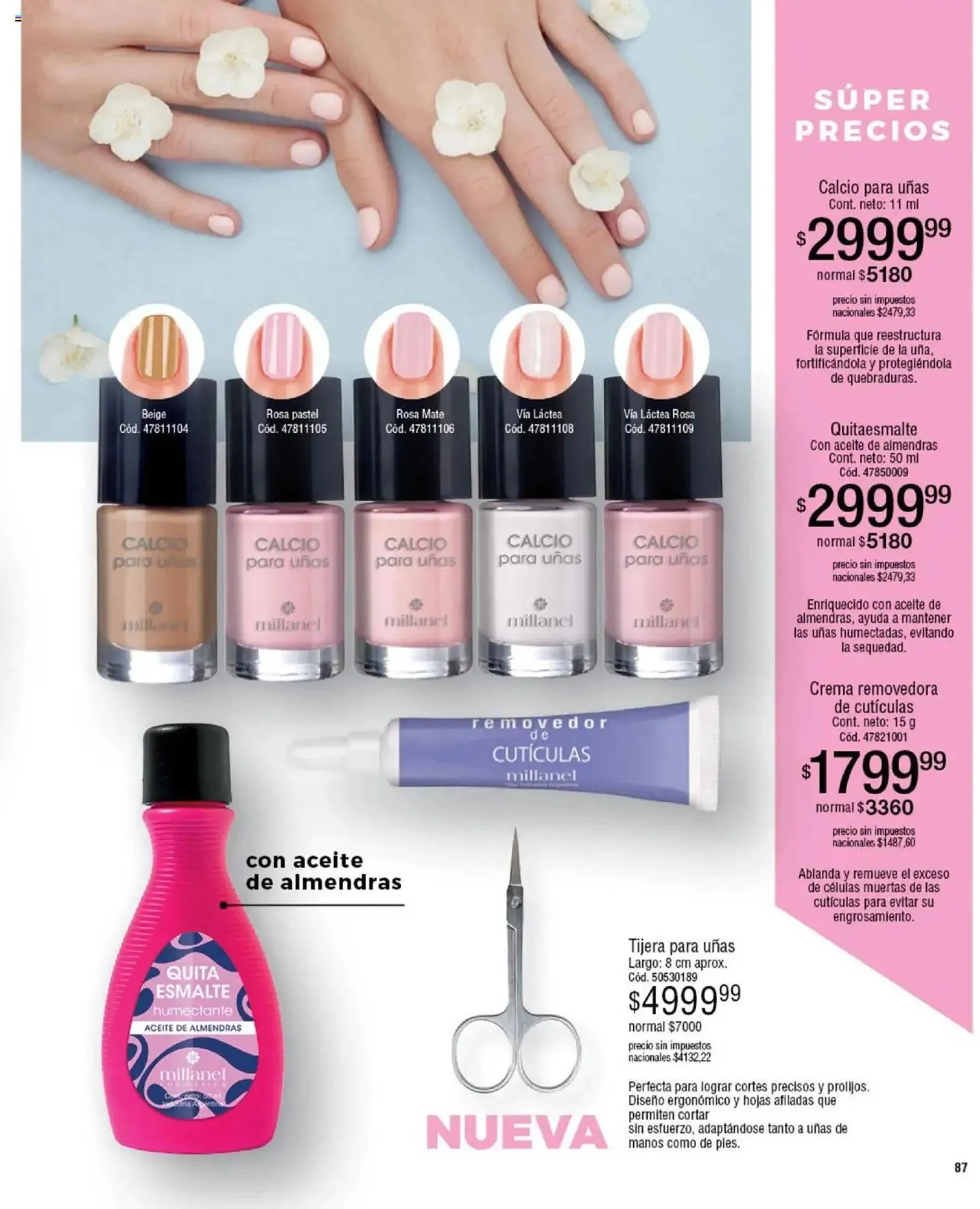 Ofertas de Catálogo Millanel Cosmética 15 de septiembre al 20 de octubre 2025 - Página 87 del catálogo