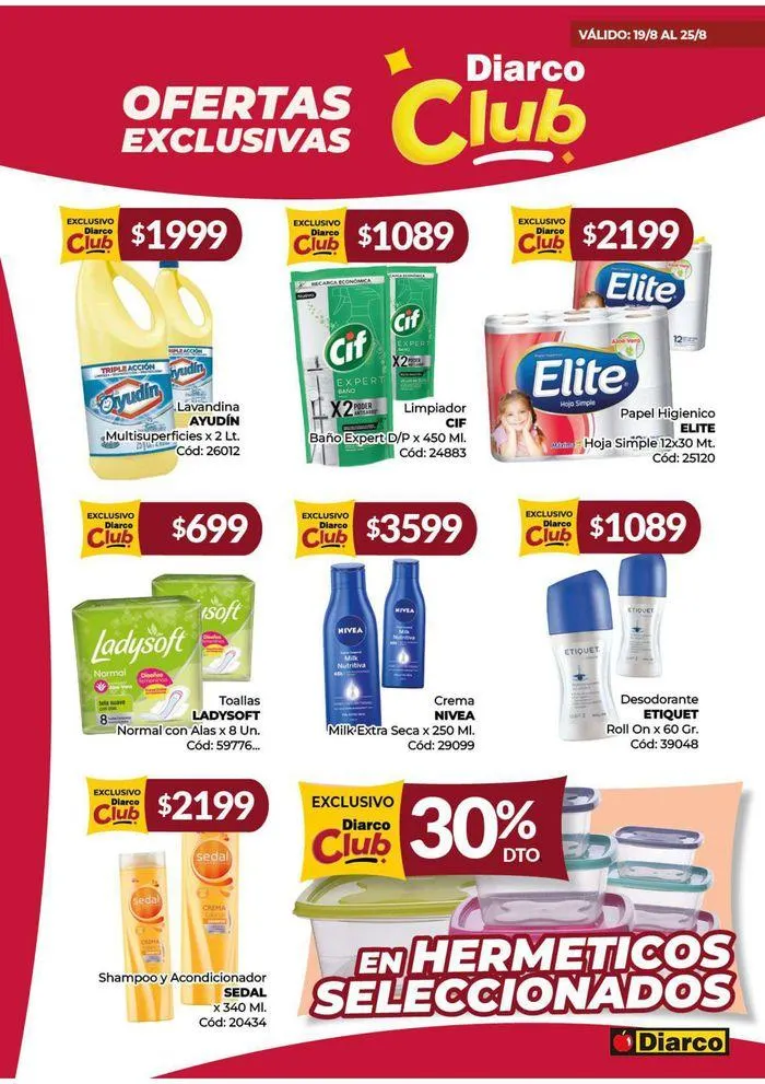 Ofertas de Diarco Ofertas Sur 19 de agosto al 25 de agosto 2024 - Página 8 del catálogo