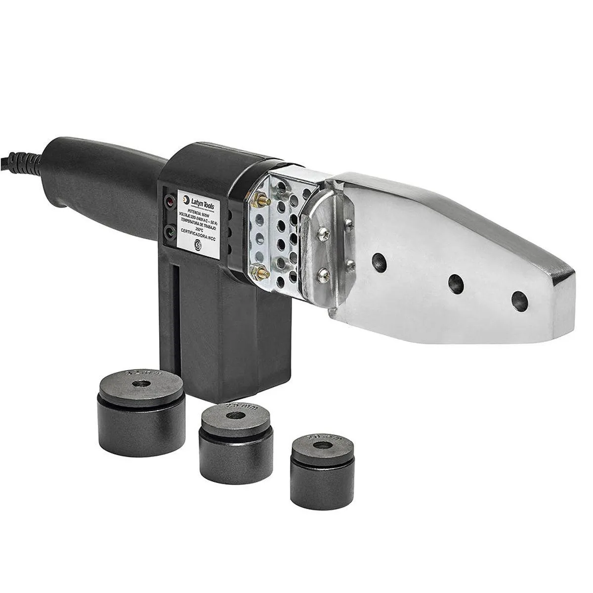 Kit Fusión Termofusora 800 W + 3 Boquillas Latyn