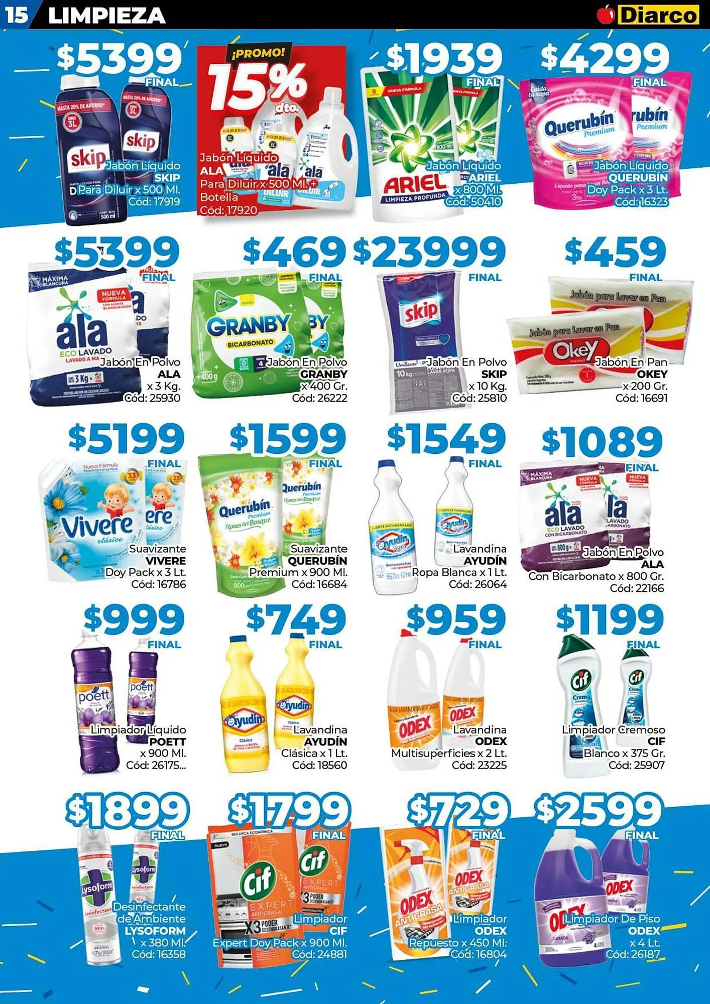 Ofertas de Catálogo Diarco 31 de marzo al 4 de abril 2025 - Página 15 del catálogo