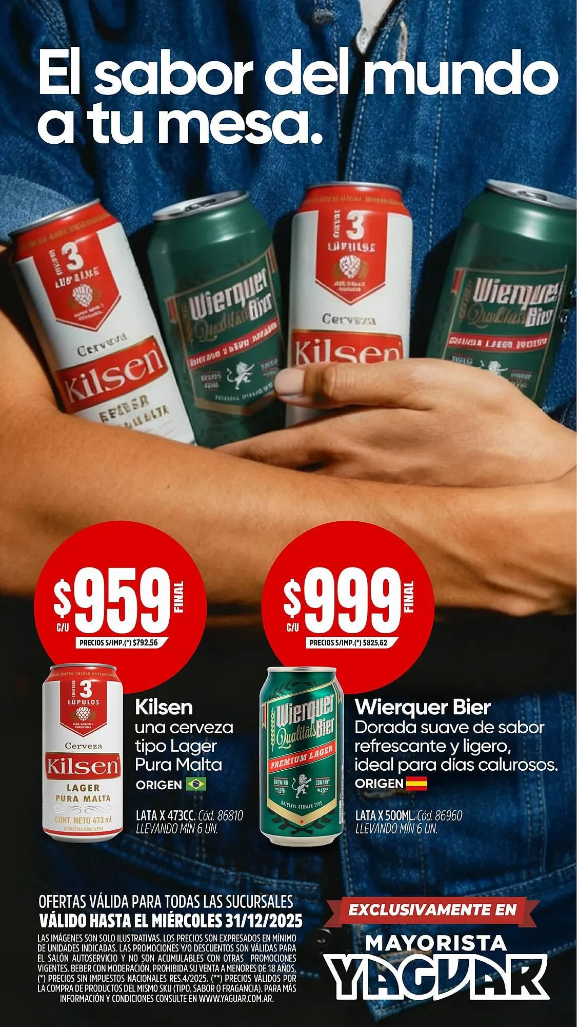 Ofertas de Catálogo Supermercados Yaguar 29 de diciembre al 31 de diciembre 2025 - Página 1 del catálogo