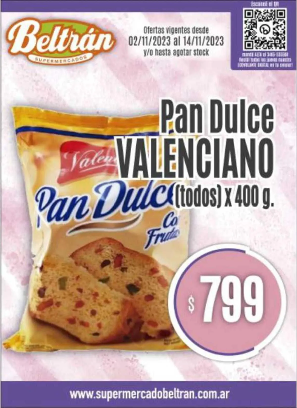 Ofertas de Catálogo Beltrán Supermercados 2 de noviembre al 14 de noviembre 2023 - Página 1 del catálogo