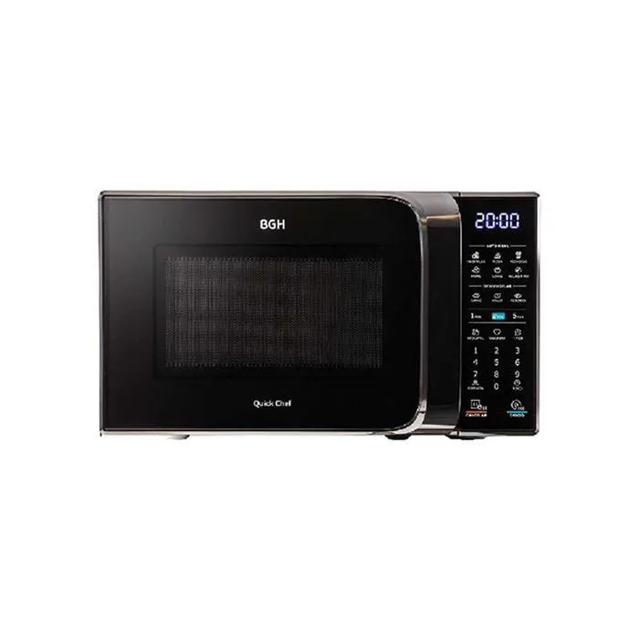 Microondas BGH B223DN20 23 Litros 800 Watts con Grill Negro