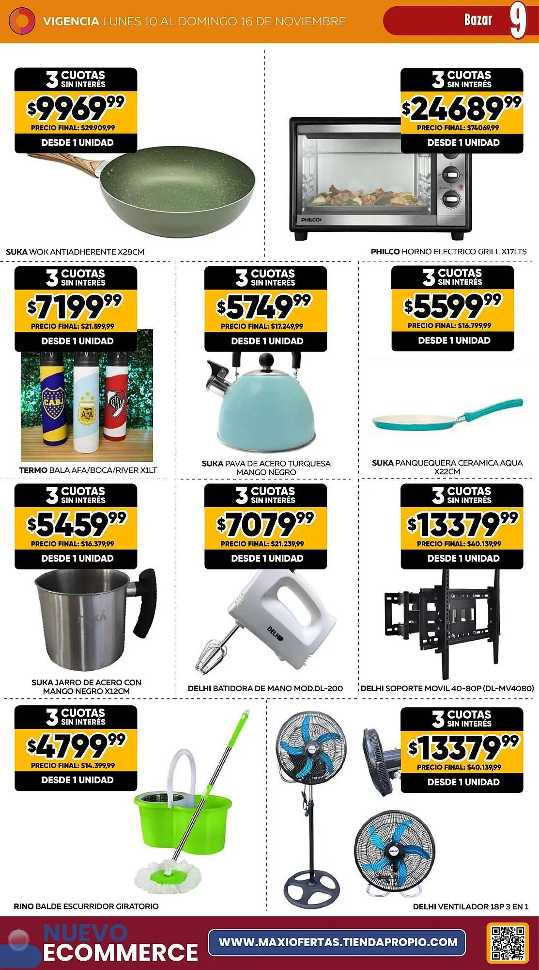 Ofertas de Catálogo Maxi Ofertas 10 de noviembre al 16 de noviembre 2025 - Página 9 del catálogo