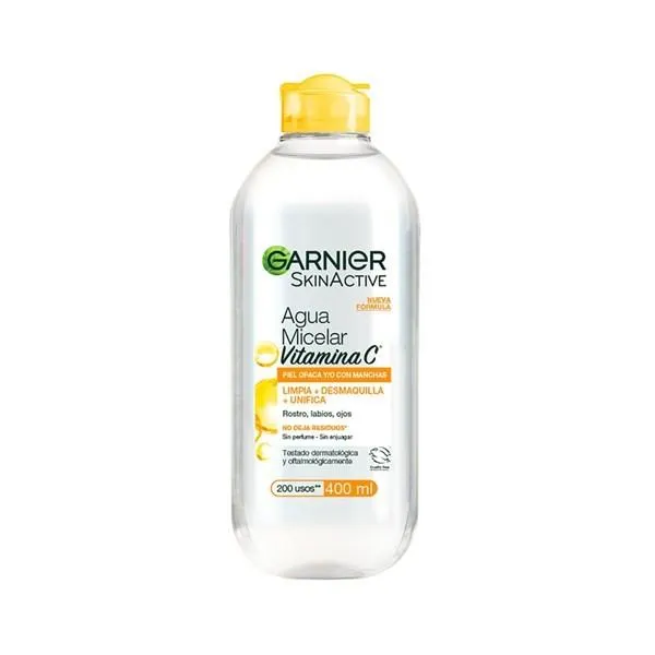 Garnier Agua Micelar Vitamina Piel Opaca Y/O Con Manchas 400 ml