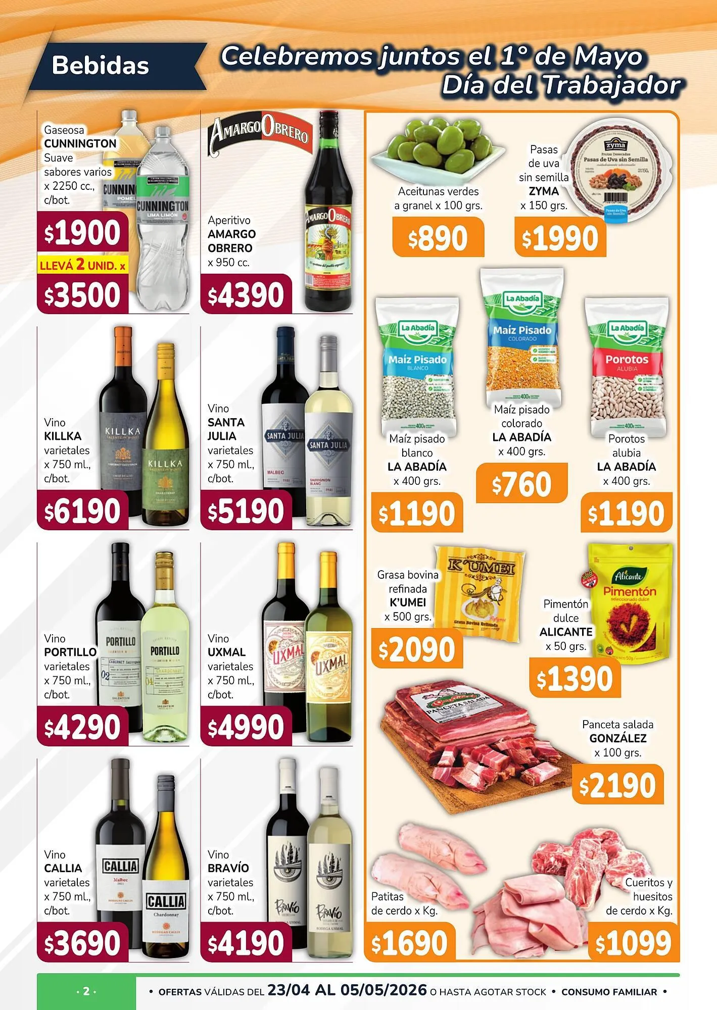 Ofertas de Catálogo Unico Supermercados 24 de abril al 5 de mayo 2026 - Página 2 del catálogo