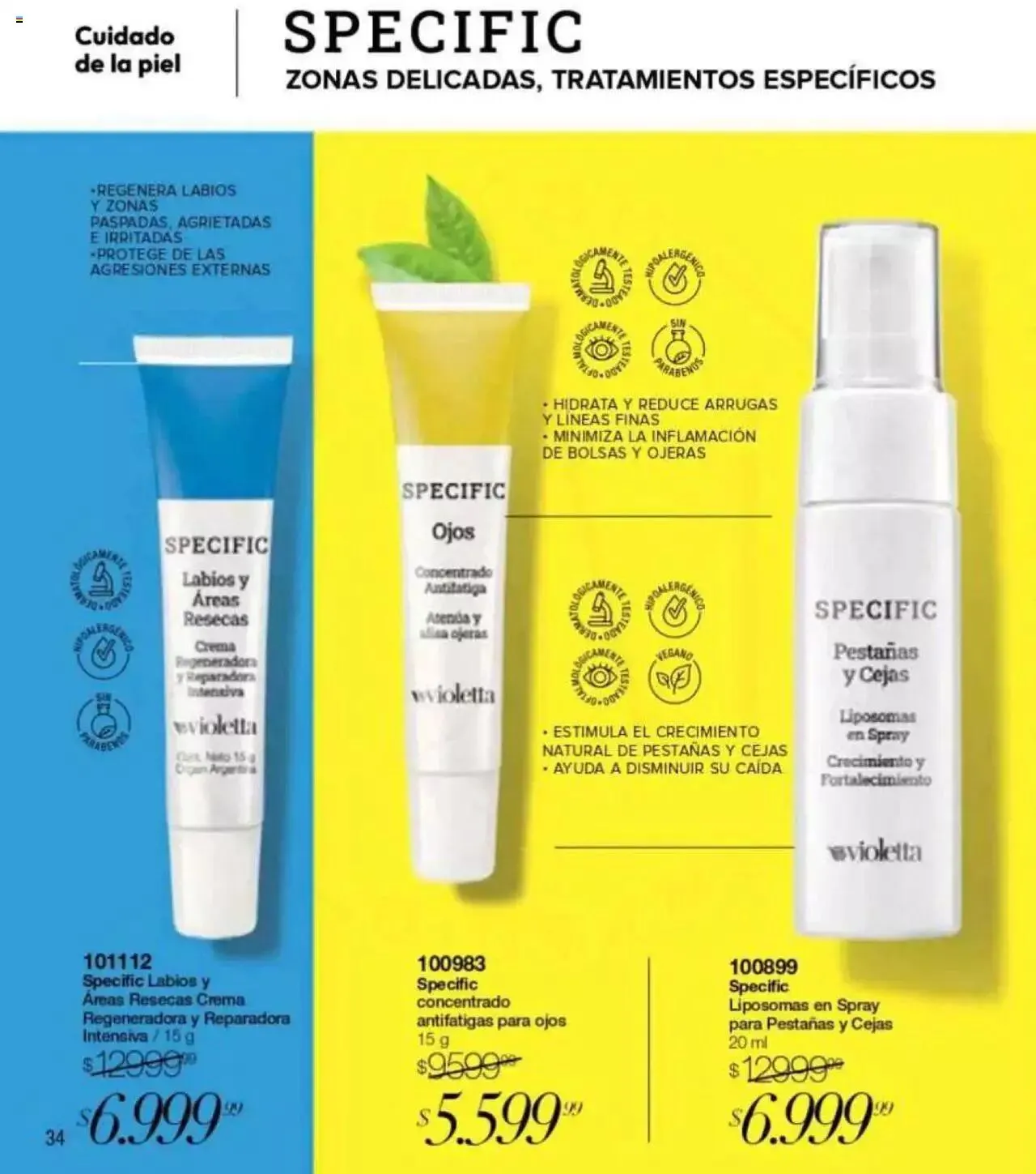 Ofertas de Violetta catálogo 4 de abril al 31 de diciembre 2024 - Página 34 del catálogo