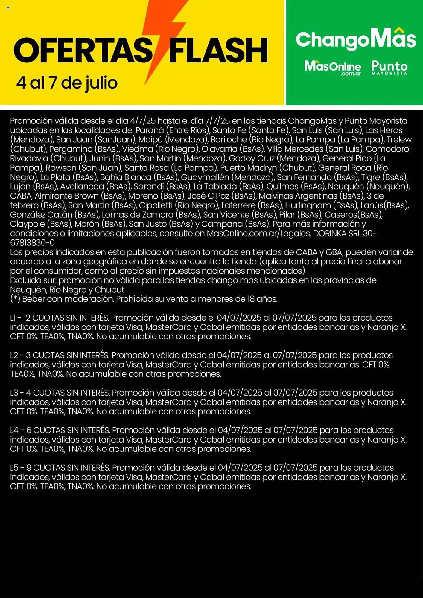 Ofertas de Catálogo Changomas 4 de julio al 7 de julio 2025 - Página 7 del catálogo