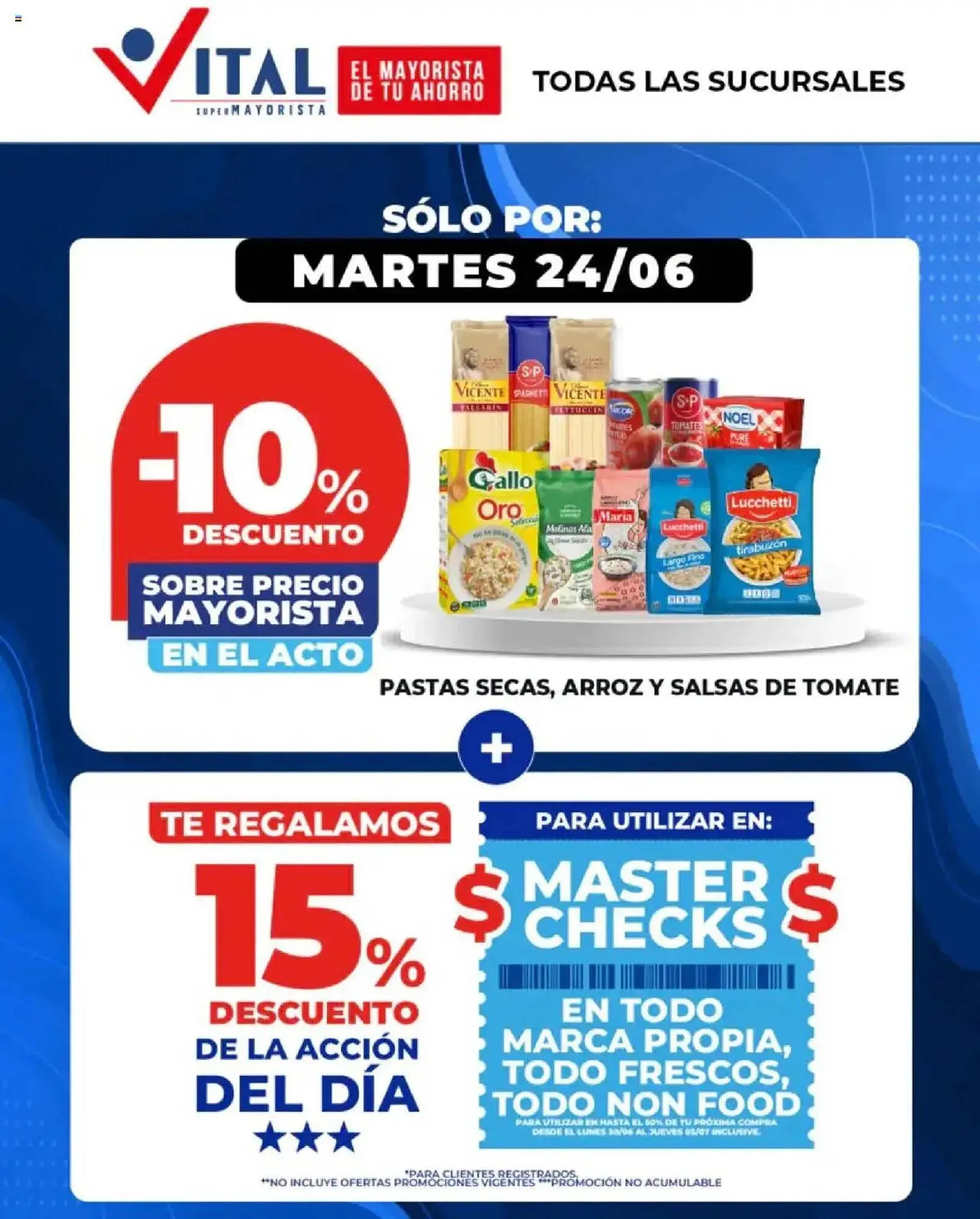 Ofertas de Catálogo Supermayorista Vital 24 de junio al 24 de junio 2025 - Página 1 del catálogo