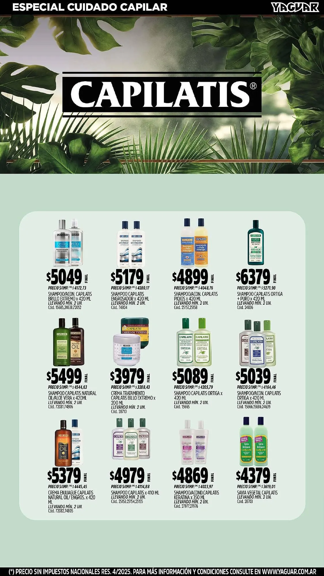 Ofertas de Catálogo Supermercados Yaguar 28 de julio al 4 de agosto 2025 - Página 20 del catálogo