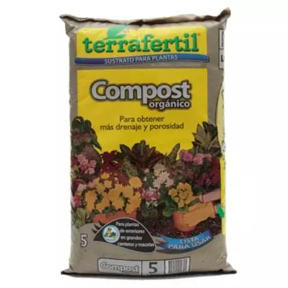 Sustrato para plantas compost orgánico 5 l