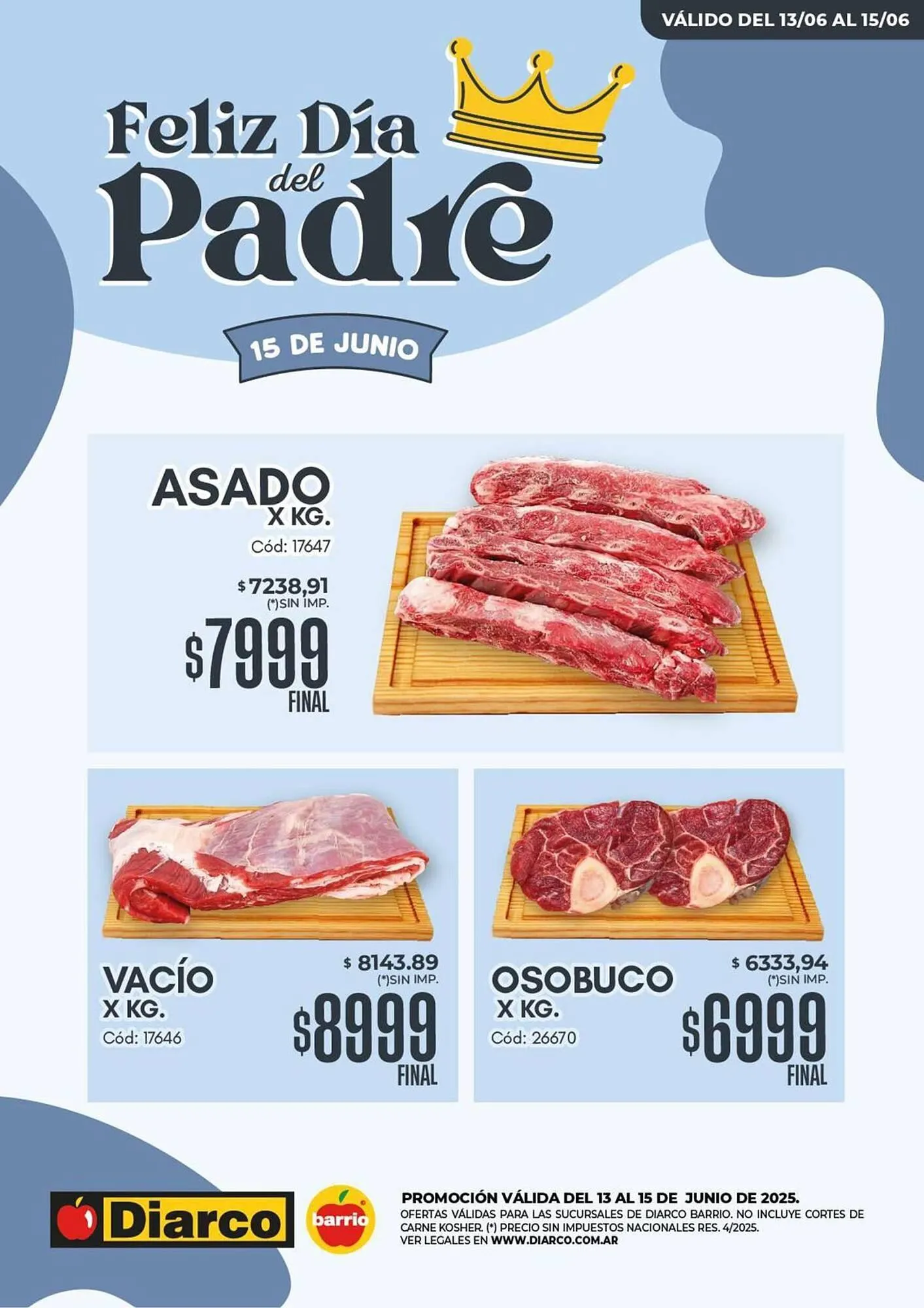 Ofertas de Catálogo Diarco 13 de junio al 15 de junio 2025 - Página 1 del catálogo