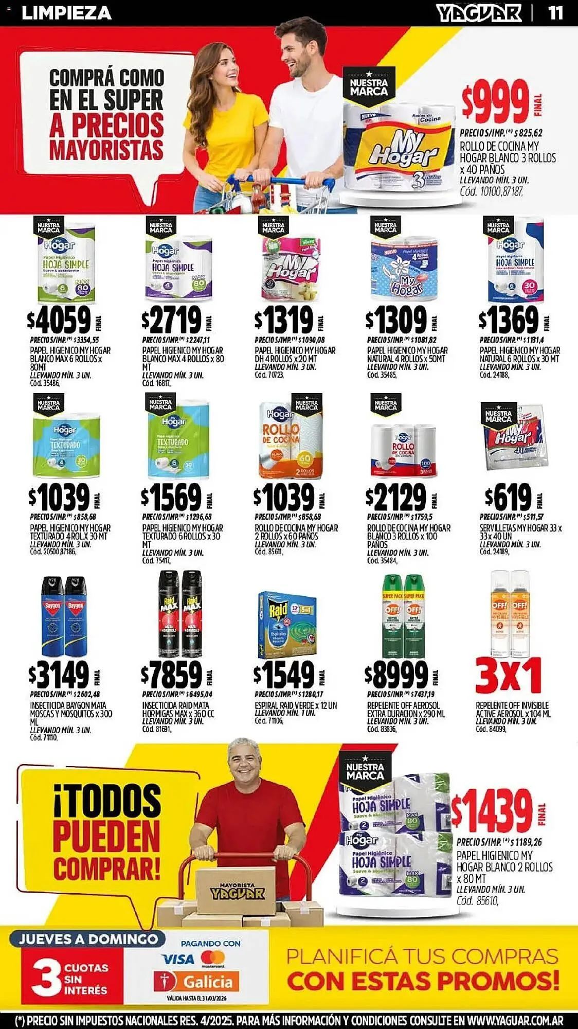 Ofertas de Catálogo Supermercados Yaguar 2 de marzo al 8 de marzo 2026 - Página 11 del catálogo