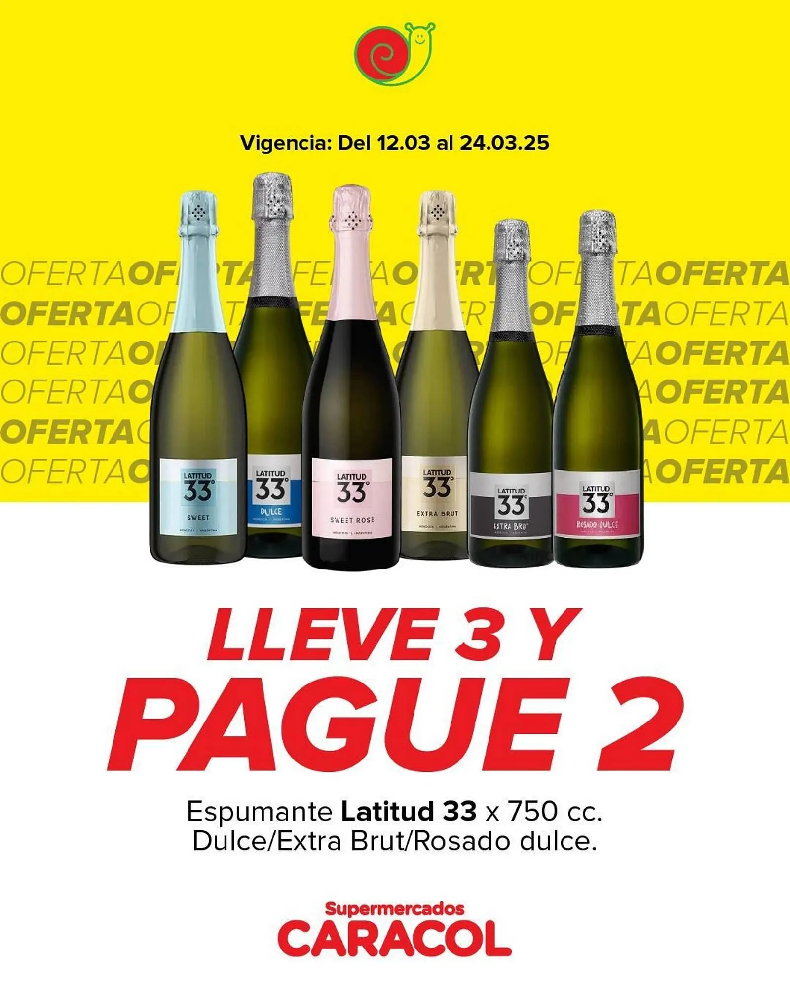 Ofertas de Catálogo Supermercados Caracol 12 de marzo al 24 de marzo 2025 - Página 3 del catálogo