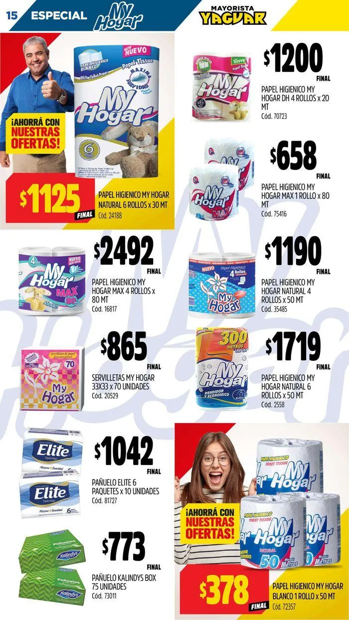 Ofertas de Catálogo Supermercados Yaguar Córdoba 22 de julio al 28 de julio 2024 - Página 15 del catálogo