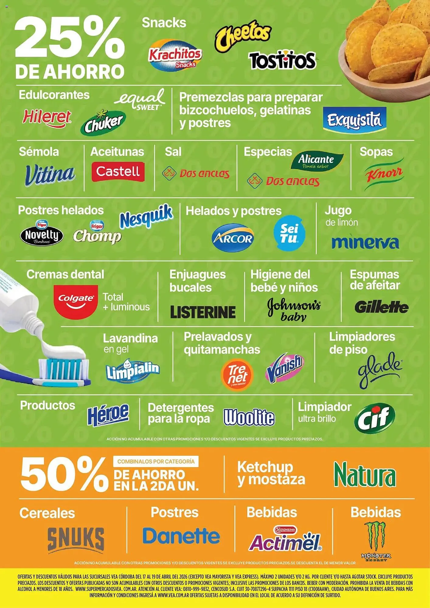 Ofertas de Catálogo Supermercados Vea 17 de abril al 19 de abril 2026 - Página 7 del catálogo