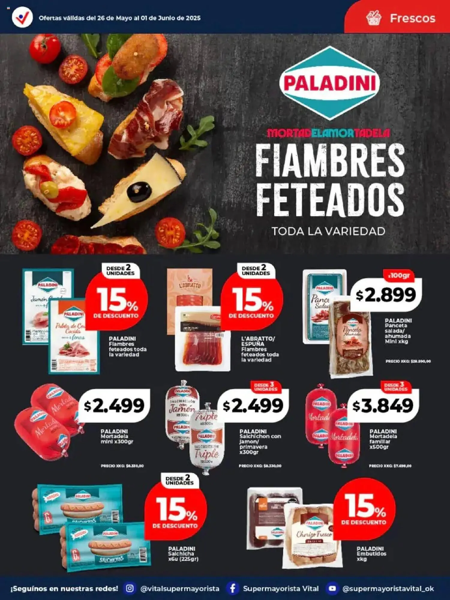 Ofertas de Catálogo Supermayorista Vital 26 de mayo al 2 de junio 2025 - Página 15 del catálogo