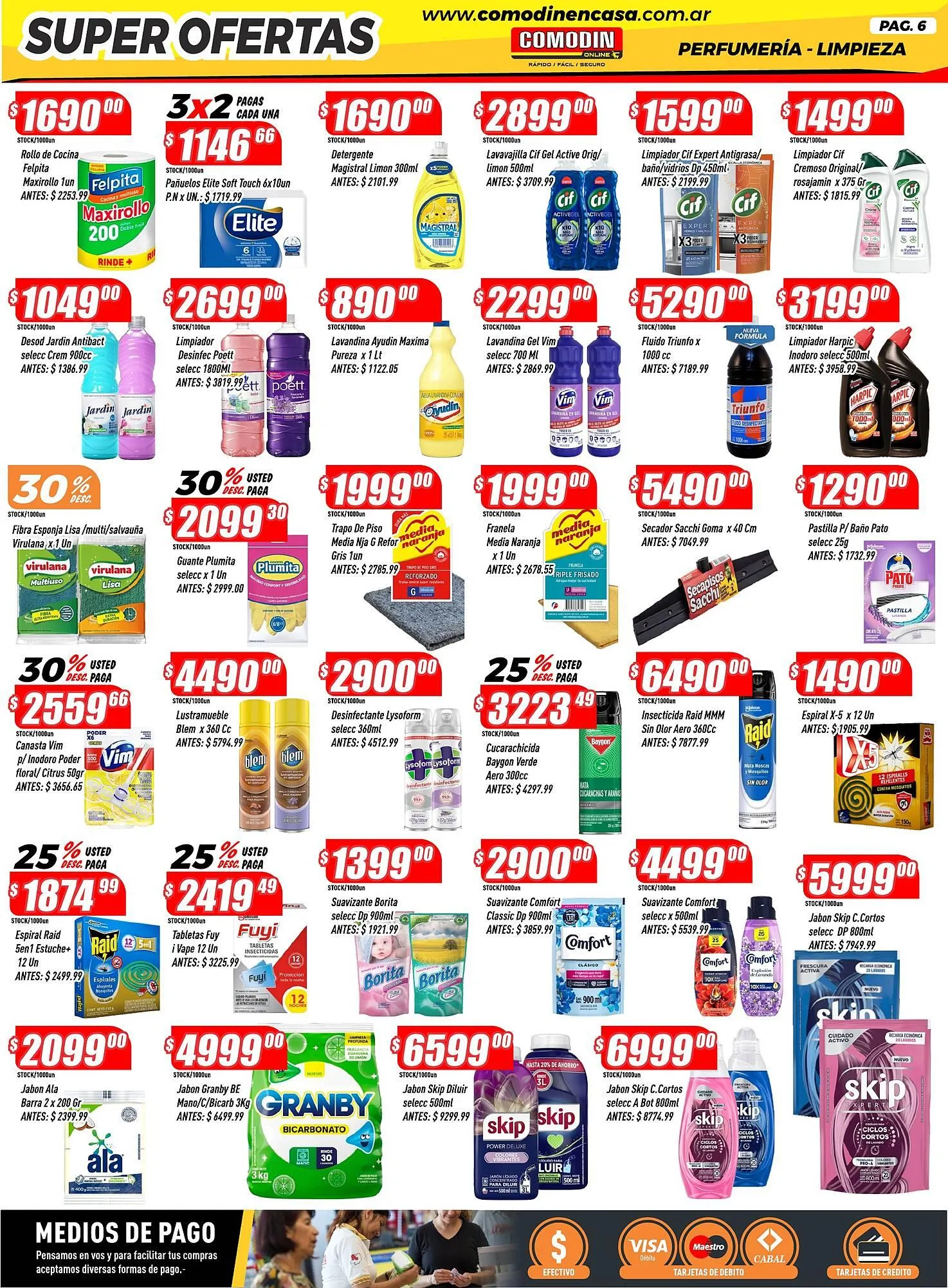 Ofertas de Catálogo Supermercados Comodin 16 de marzo al 19 de marzo 2026 - Página 6 del catálogo