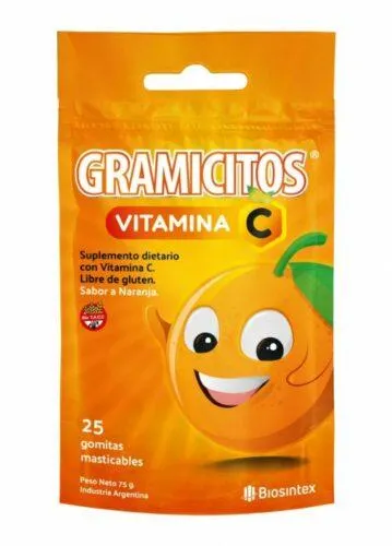 Gramicitos vitamina c para niños