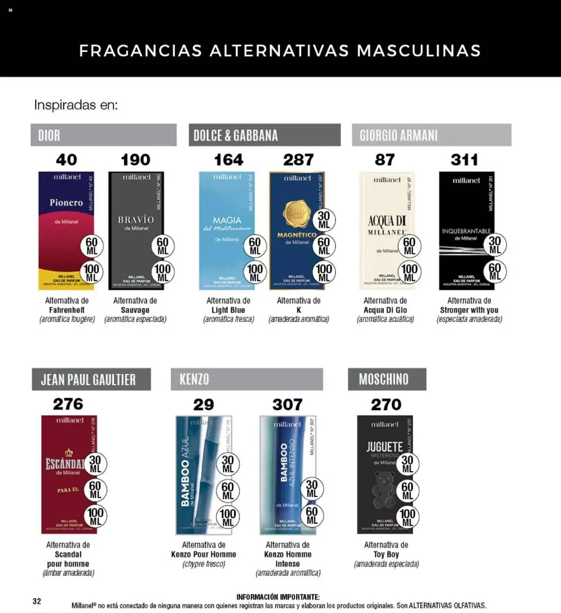 Ofertas de Catálogo Millanel Cosmética 21 de julio al 18 de agosto 2025 - Página 32 del catálogo