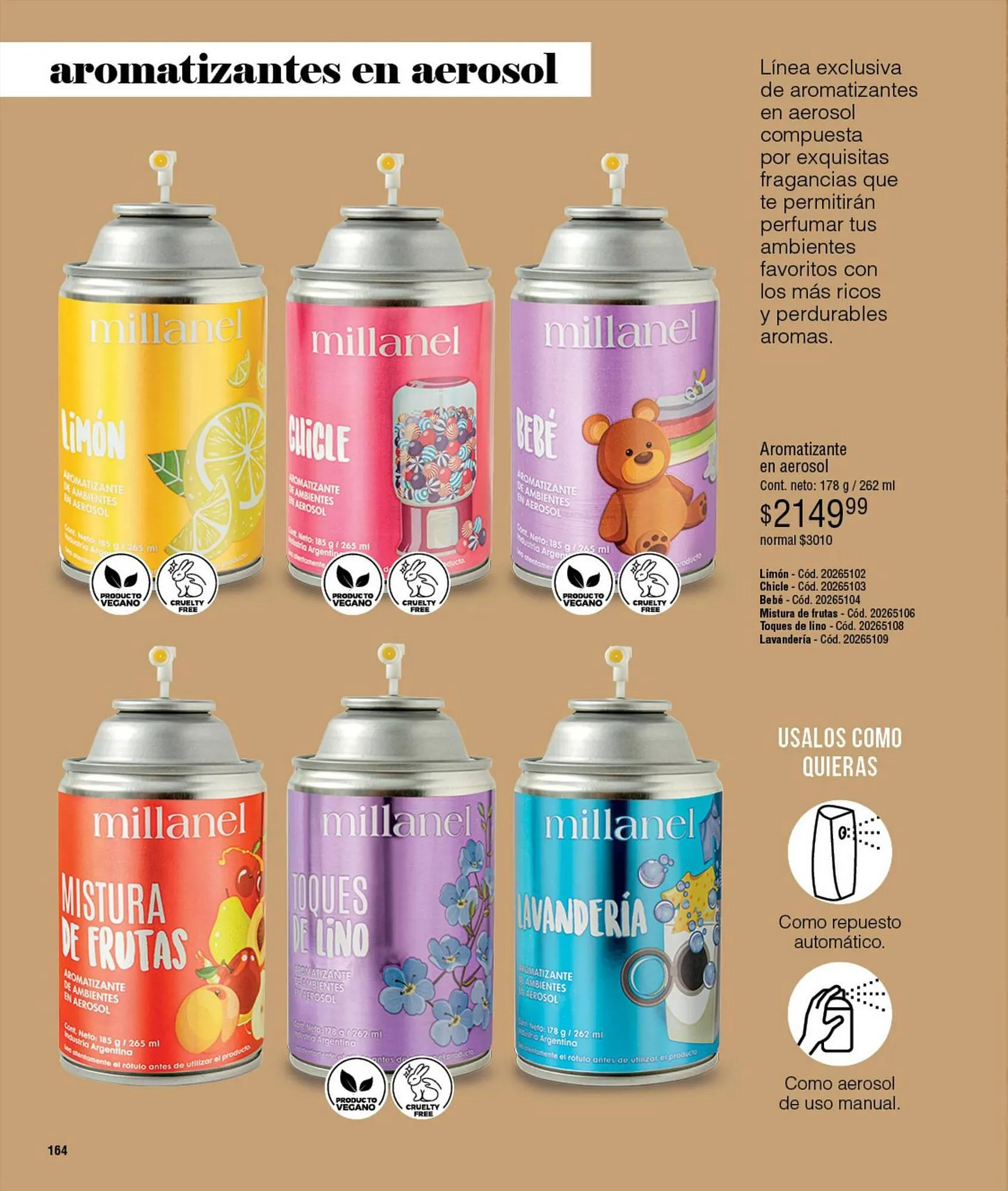 Ofertas de Catálogo Millanel Cosmética 18 de septiembre al 15 de octubre 2023 - Página 164 del catálogo