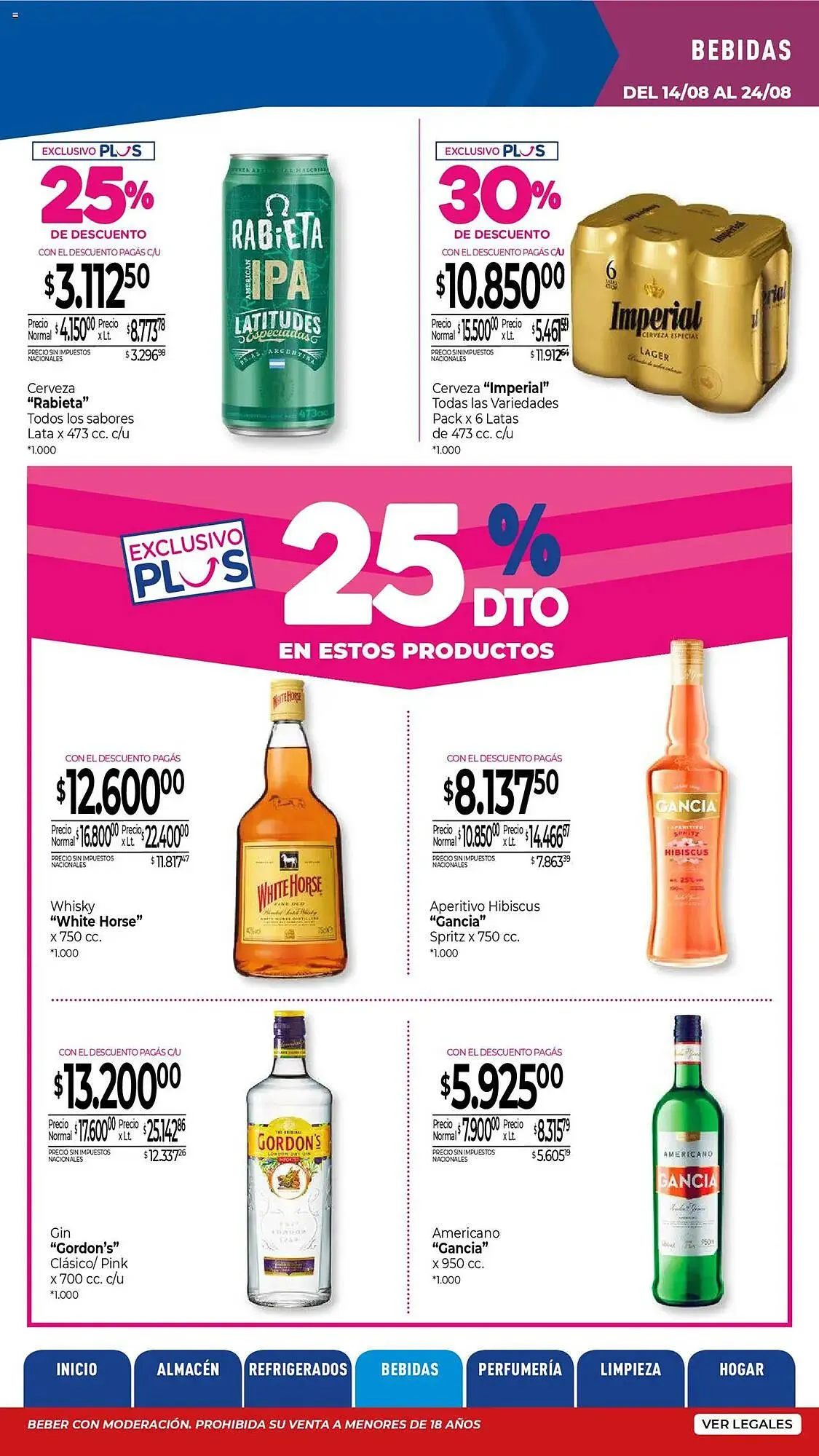 Ofertas de Catálogo La Anonima 14 de agosto al 25 de agosto 2025 - Página 19 del catálogo